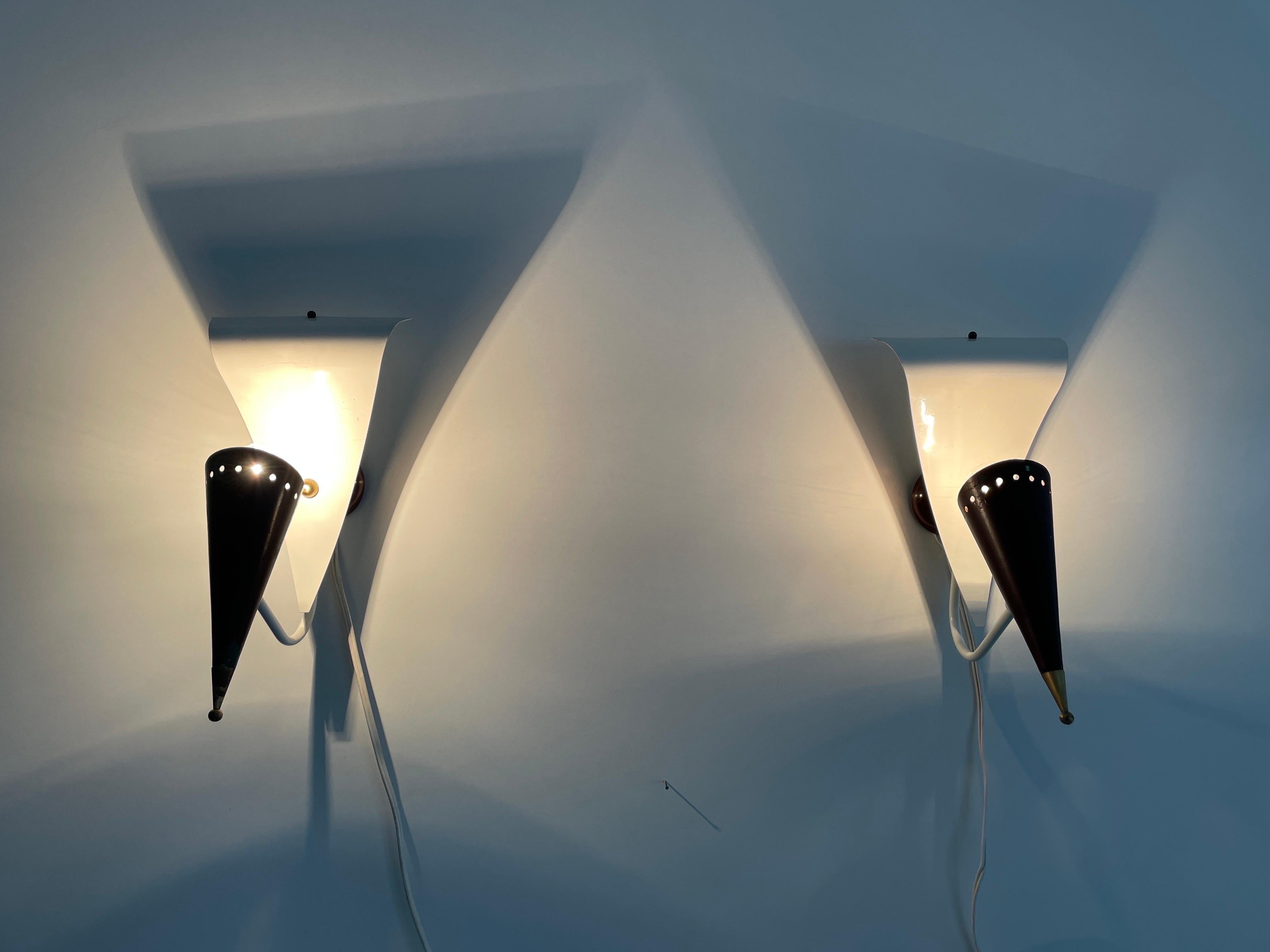 Paire d'appliques par Gilardi & Barzaghi, années 1950, Italie en vente 2