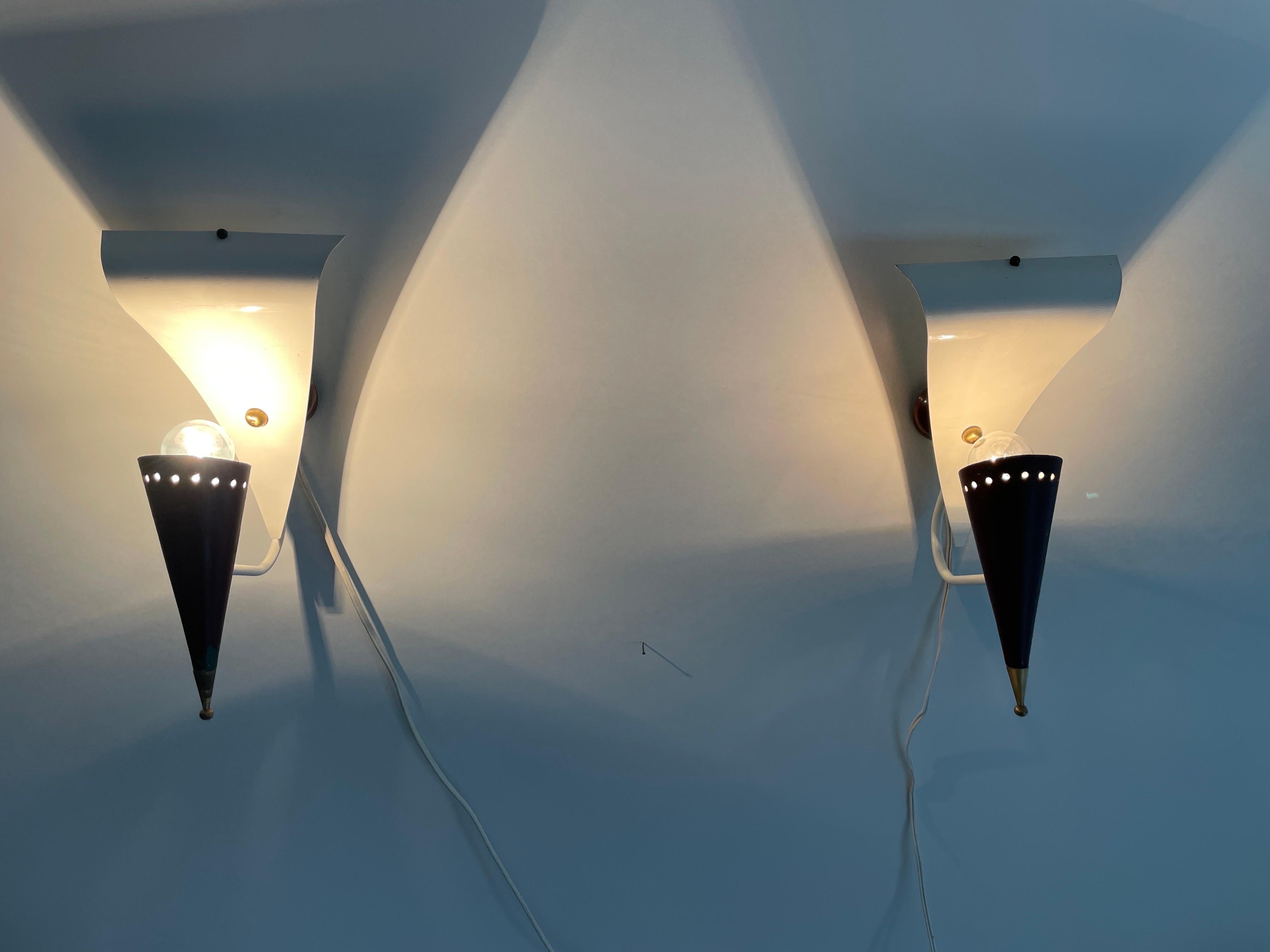 Paire d'appliques par Gilardi & Barzaghi, années 1950, Italie en vente 4