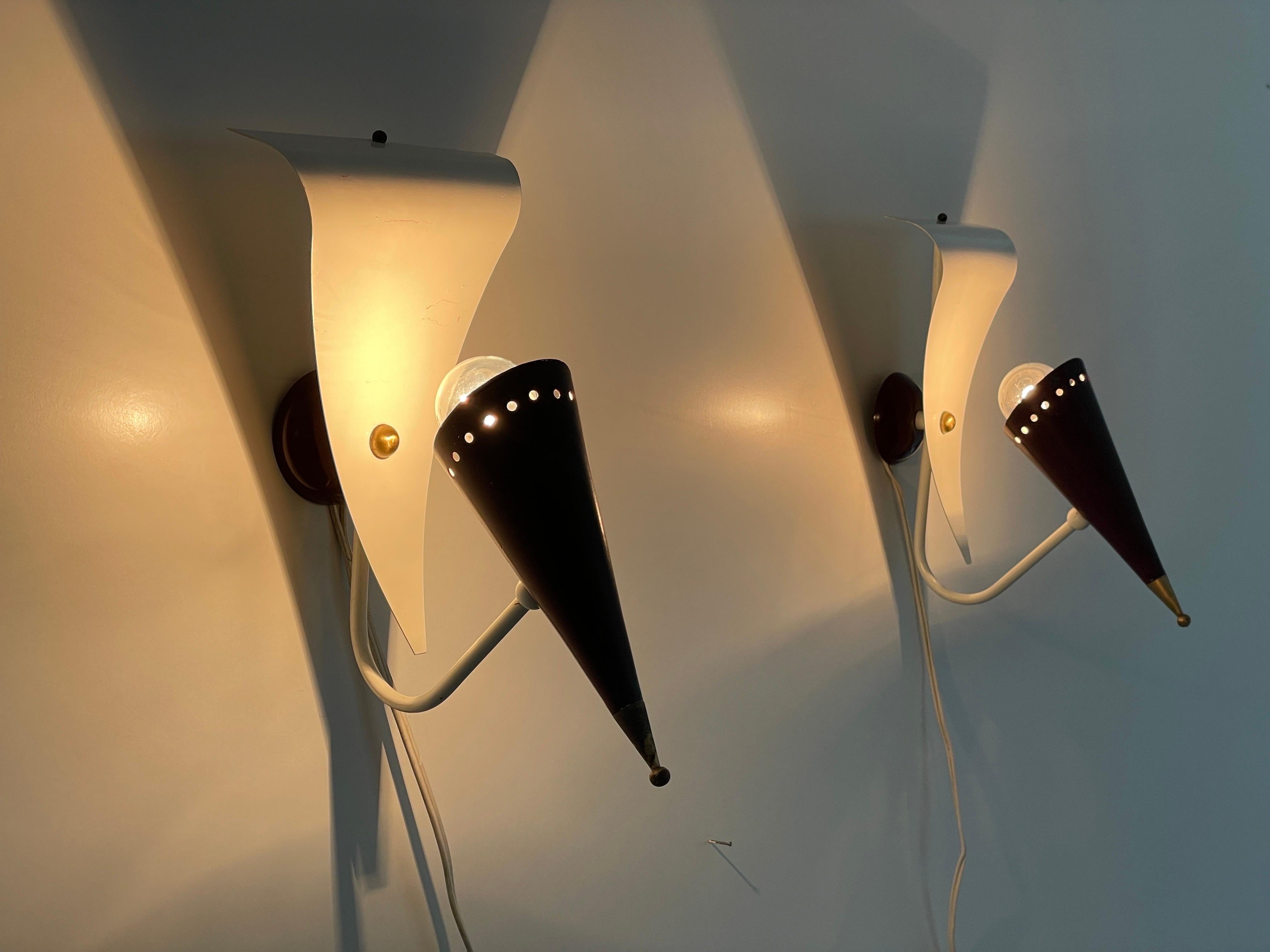 Paire d'appliques par Gilardi & Barzaghi, années 1950, Italie en vente 6