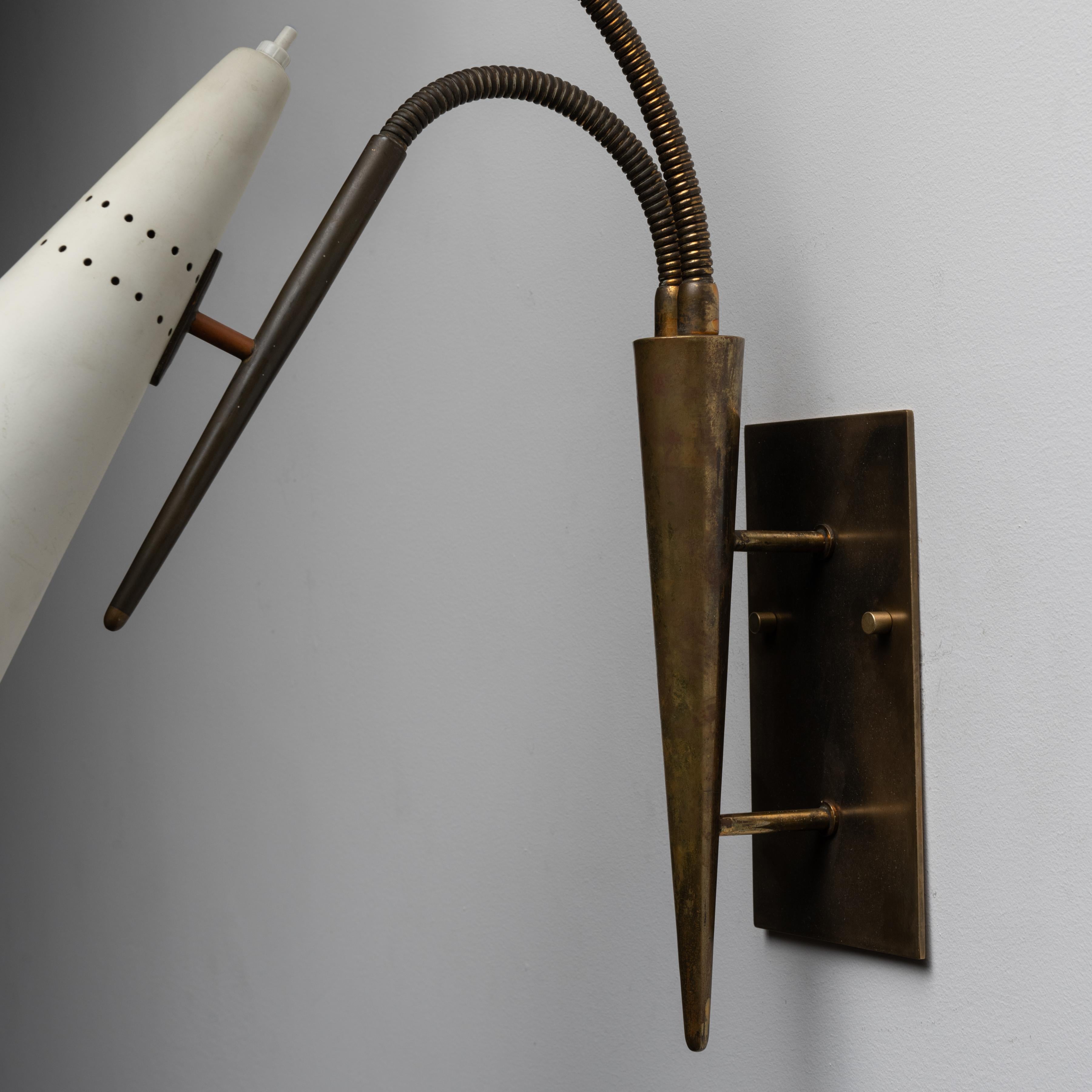 Mid-20th Century Pair of Sconces by Gilardi and Barzaghi For Sale