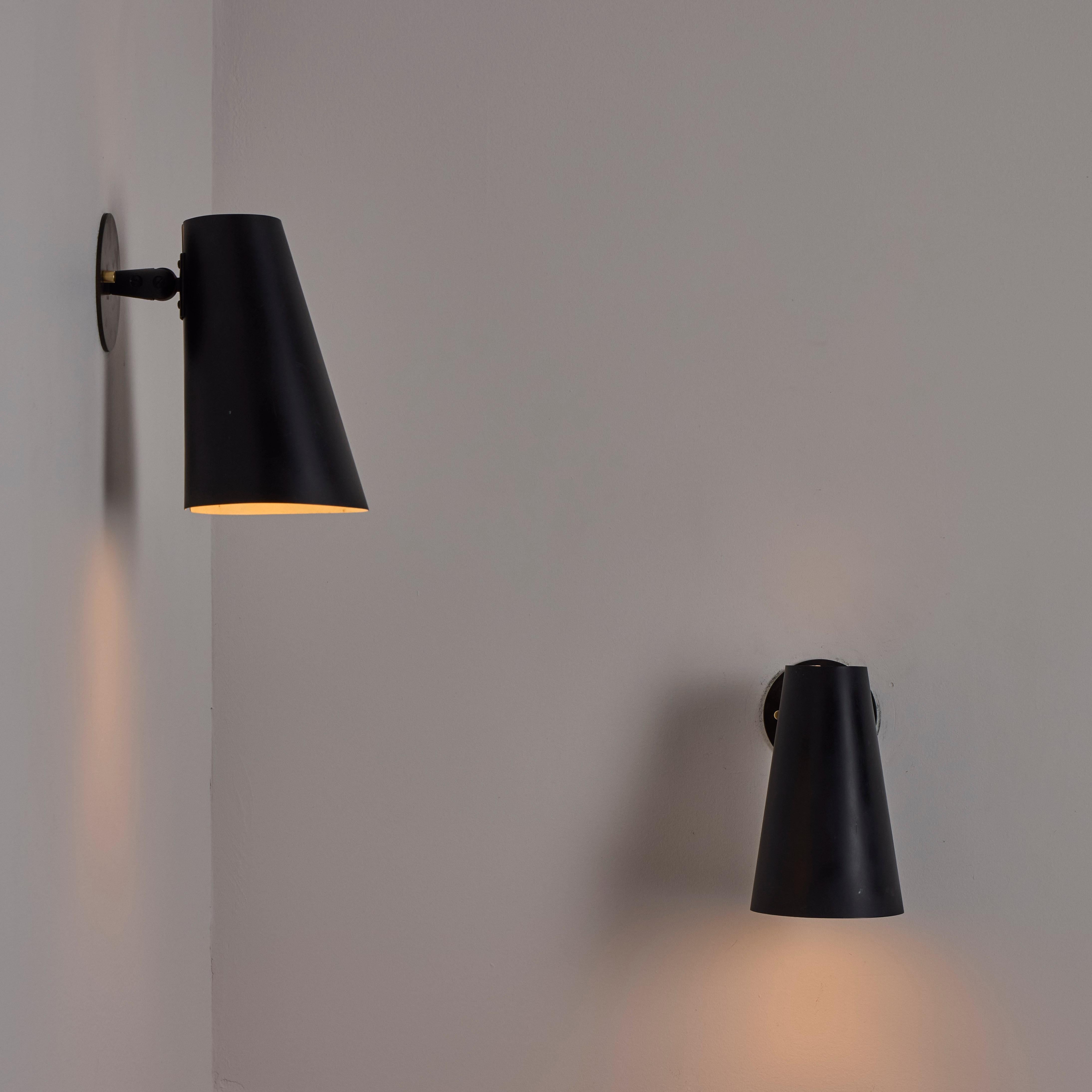 Pair of Sconces by Giuseppe Ostuni for Oluce In Good Condition For Sale In Los Angeles, CA