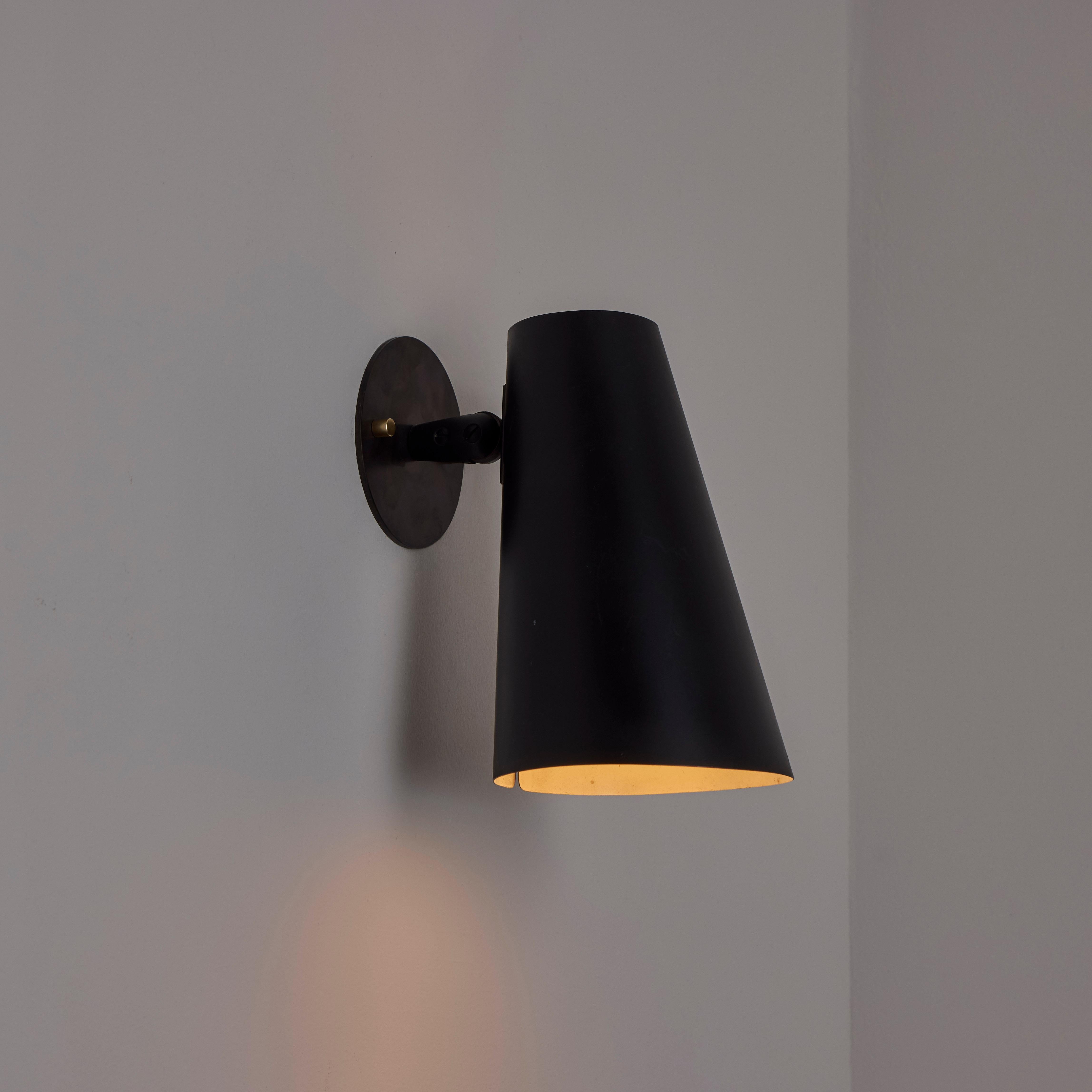Aluminum Pair of Sconces by Giuseppe Ostuni for Oluce For Sale