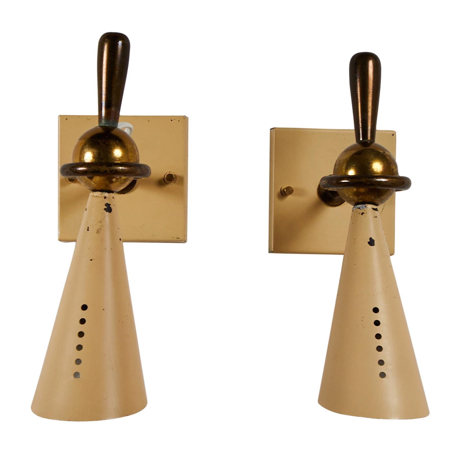 Pair of Sconces by Greco