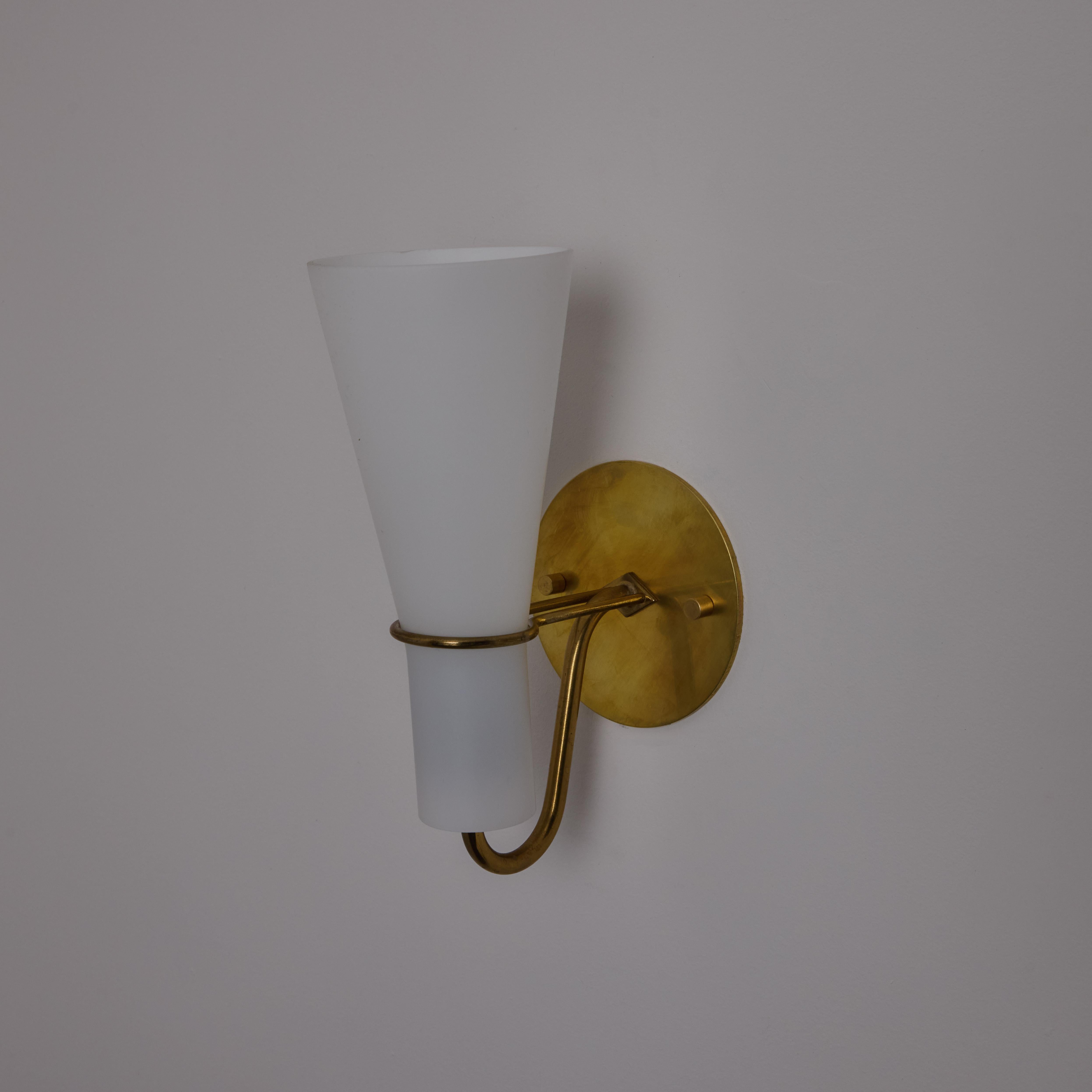 Brass Pair of Sconces by Hans Bergström for ASEA