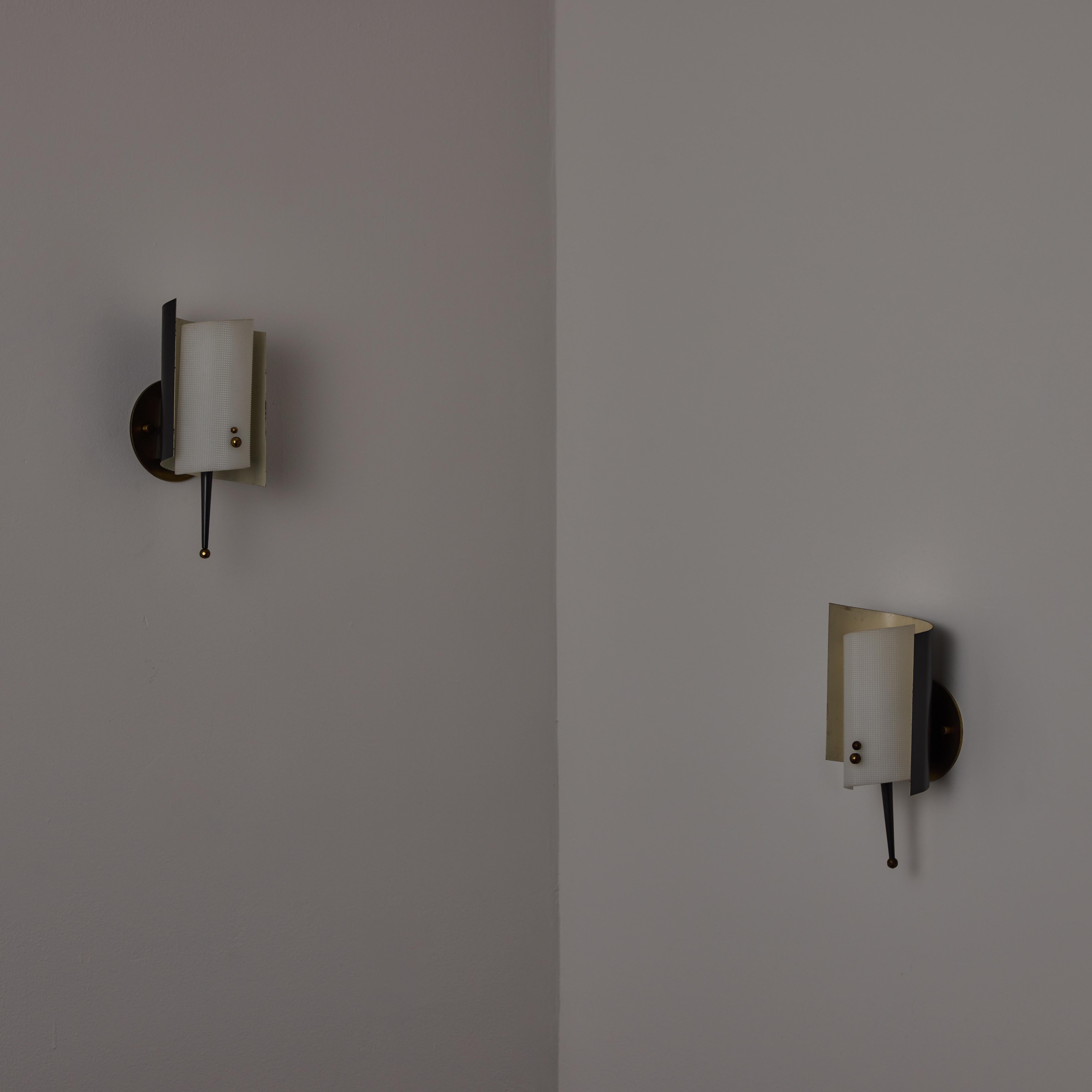 French Pair of Sconces by Jacques Biny