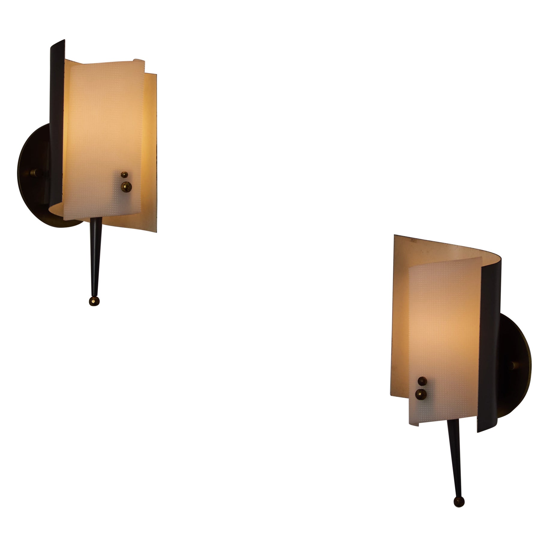Pair of Sconces by Jacques Biny
