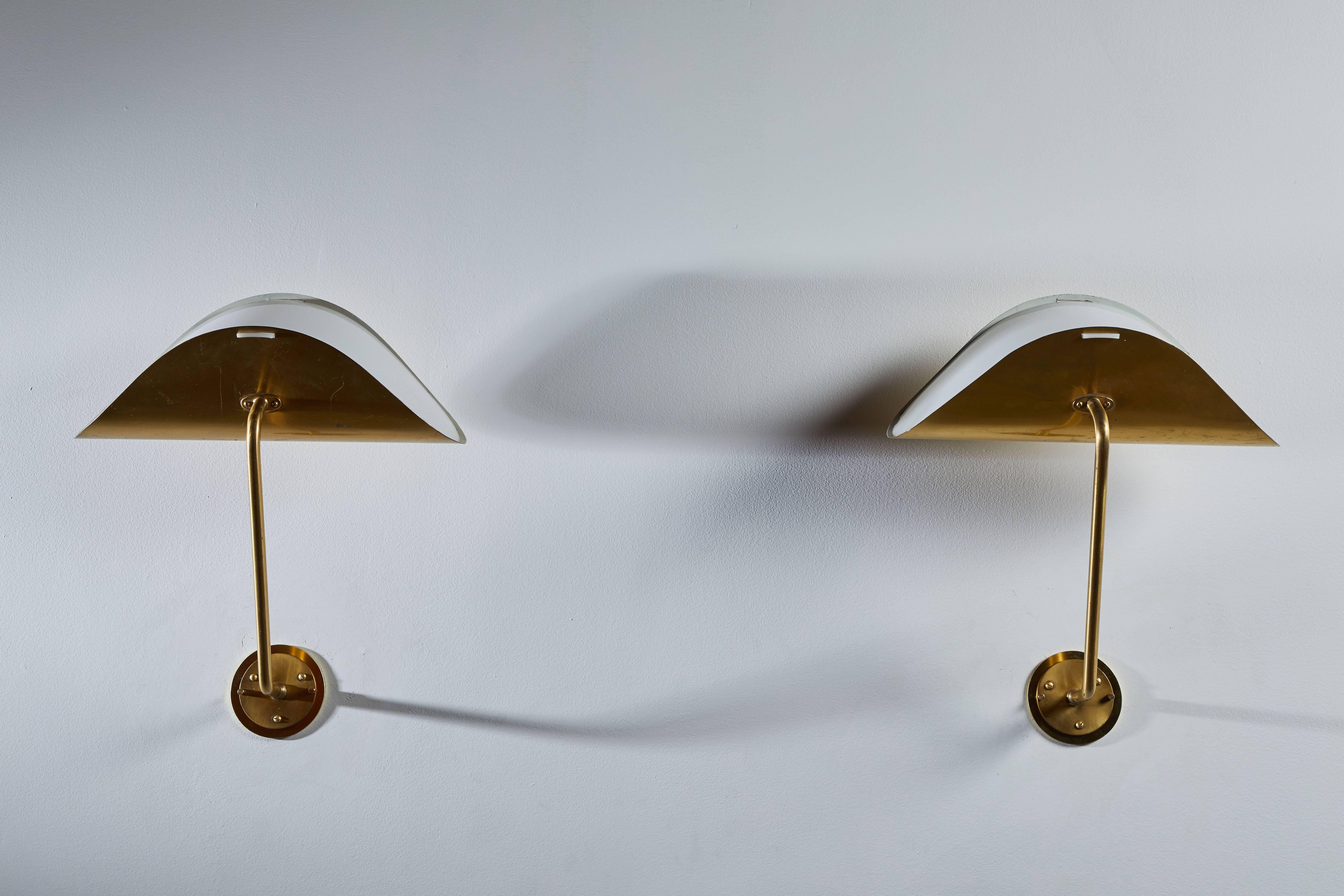 Pair of Sconces by Lisa Johansson-Pape for Orno Oy In Good Condition In Los Angeles, CA