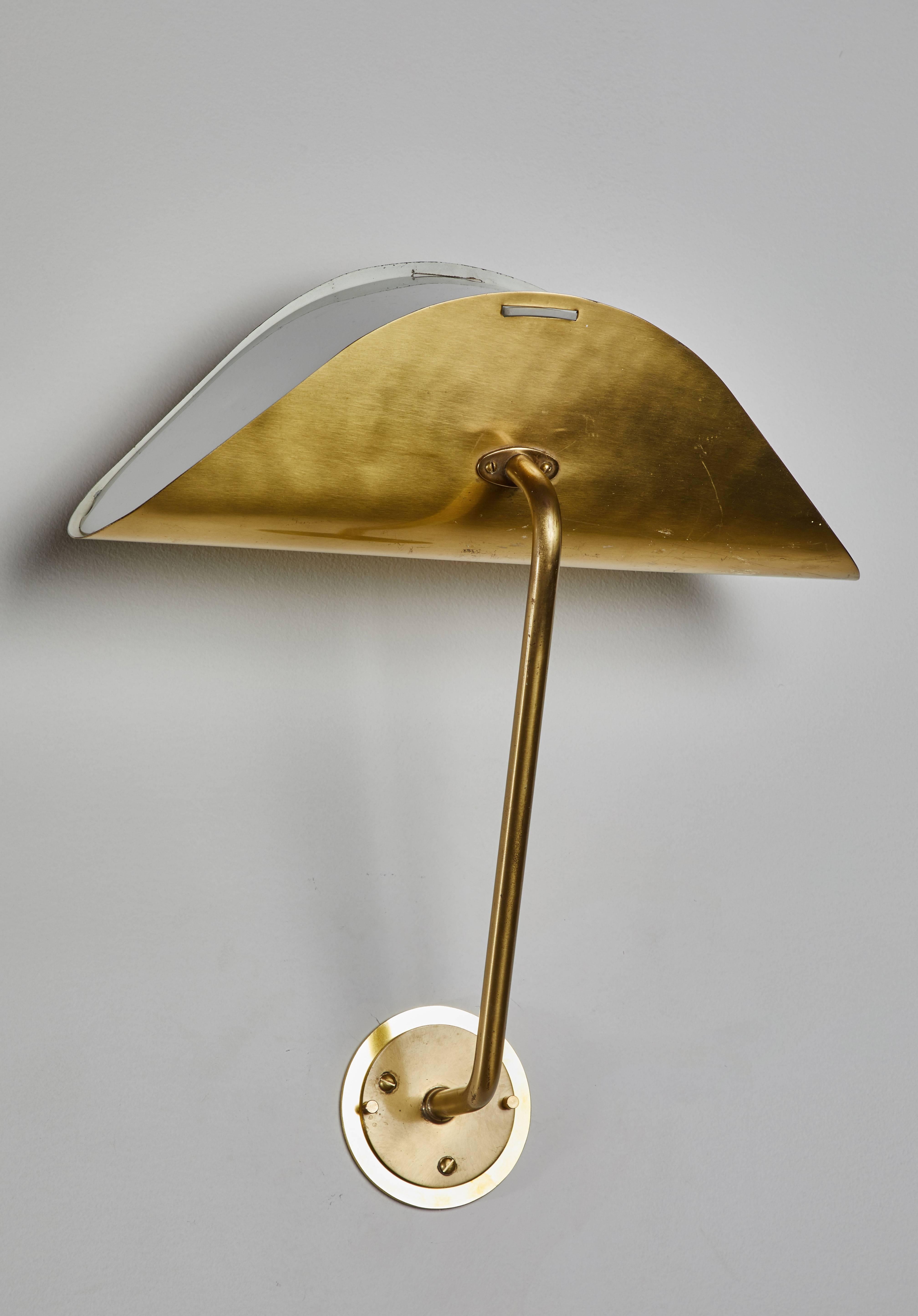 Brass Pair of Sconces by Lisa Johansson-Pape for Orno Oy