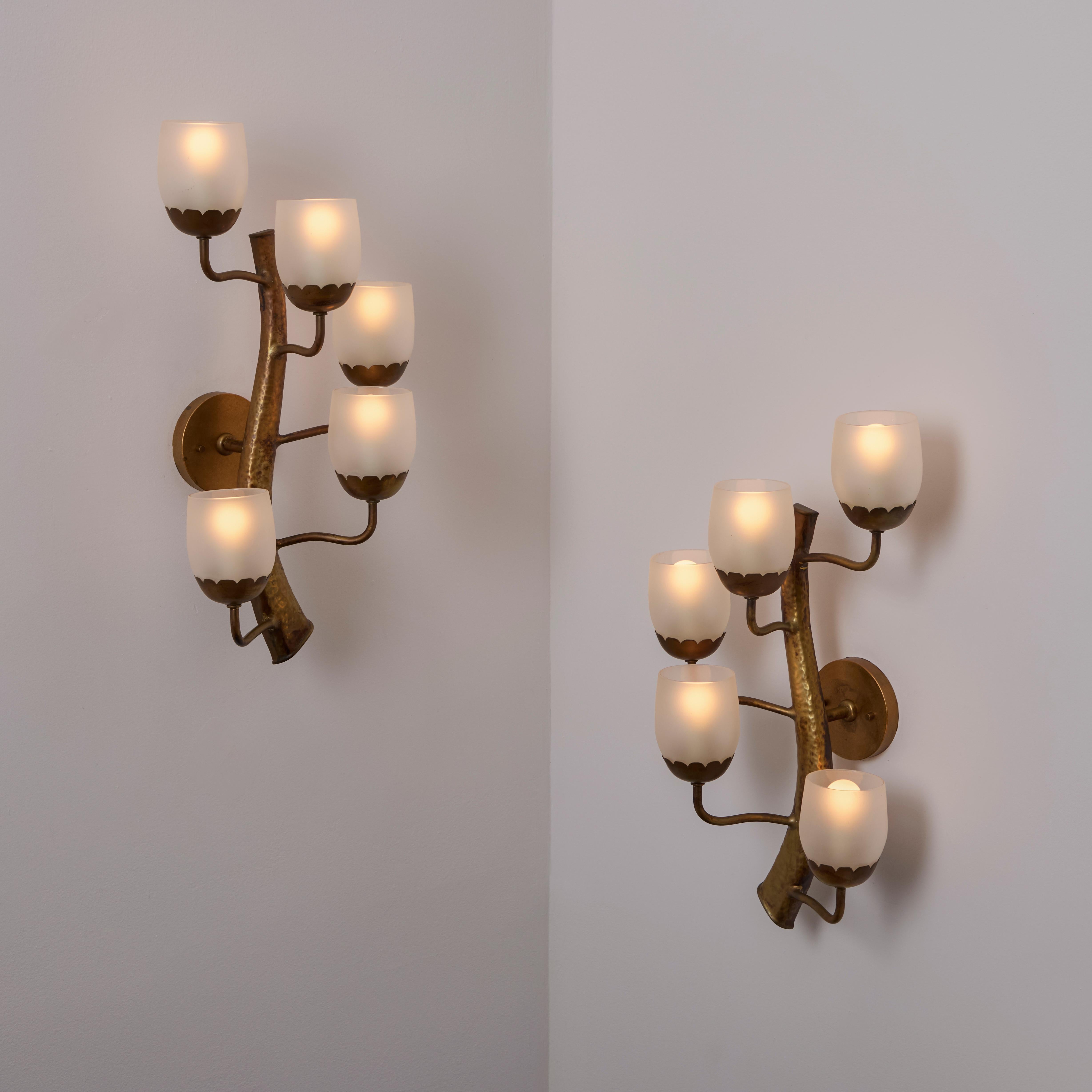 Pair of Sconces by Luigi Fontana For Sale 6
