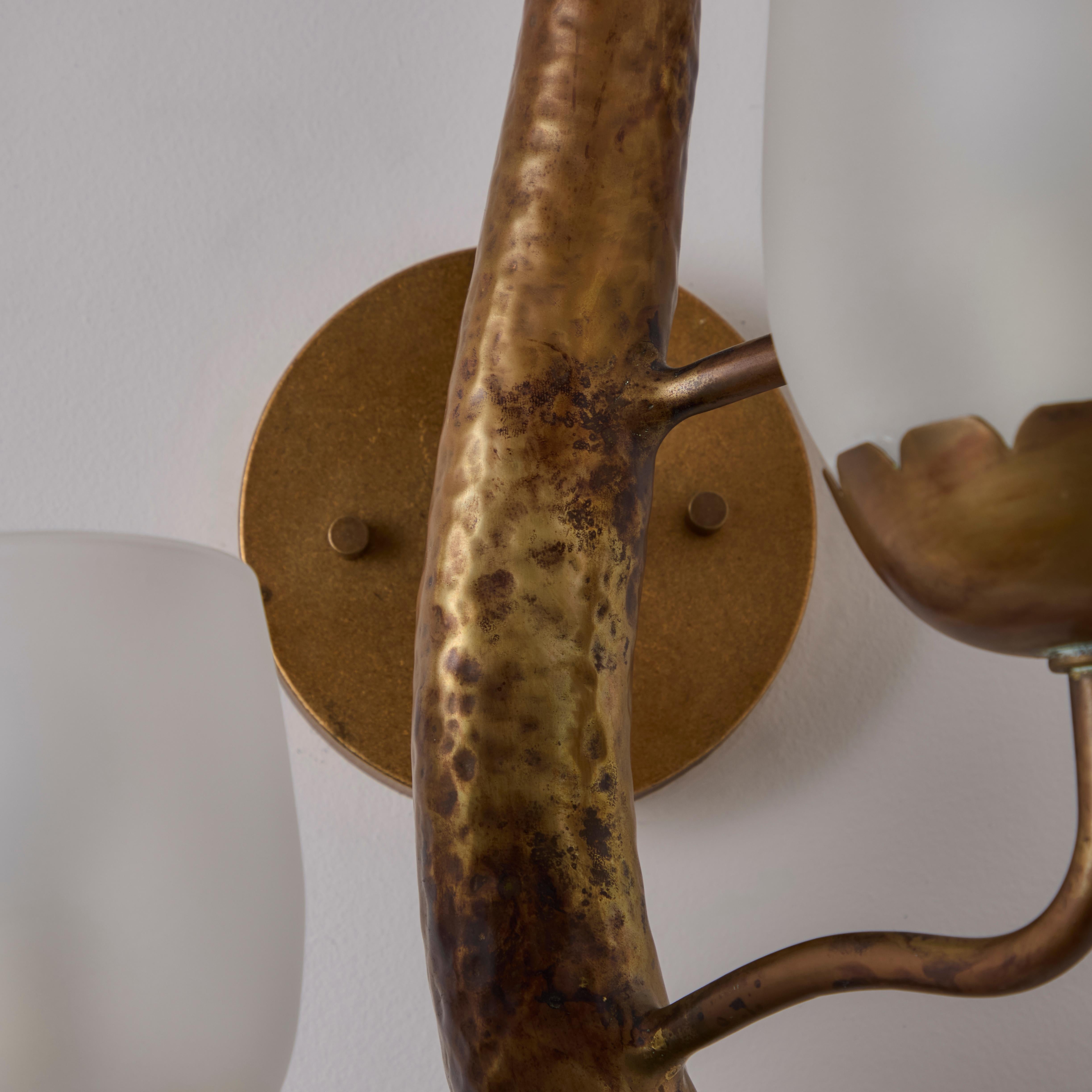 Pair of Sconces by Luigi Fontana In Good Condition For Sale In Los Angeles, CA