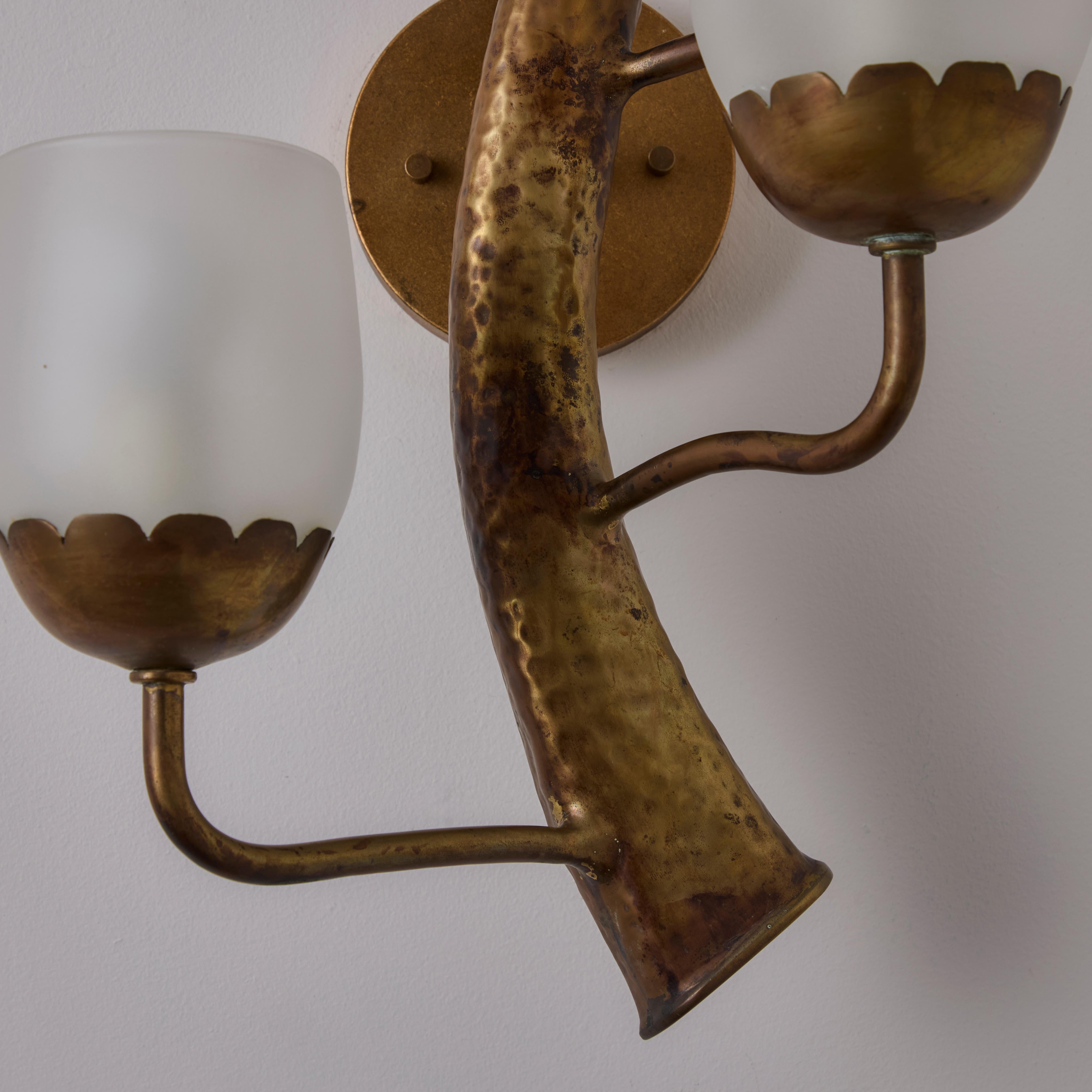 20th Century Pair of Sconces by Luigi Fontana For Sale