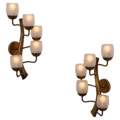 Paire d'appliques de Luigi Fontana