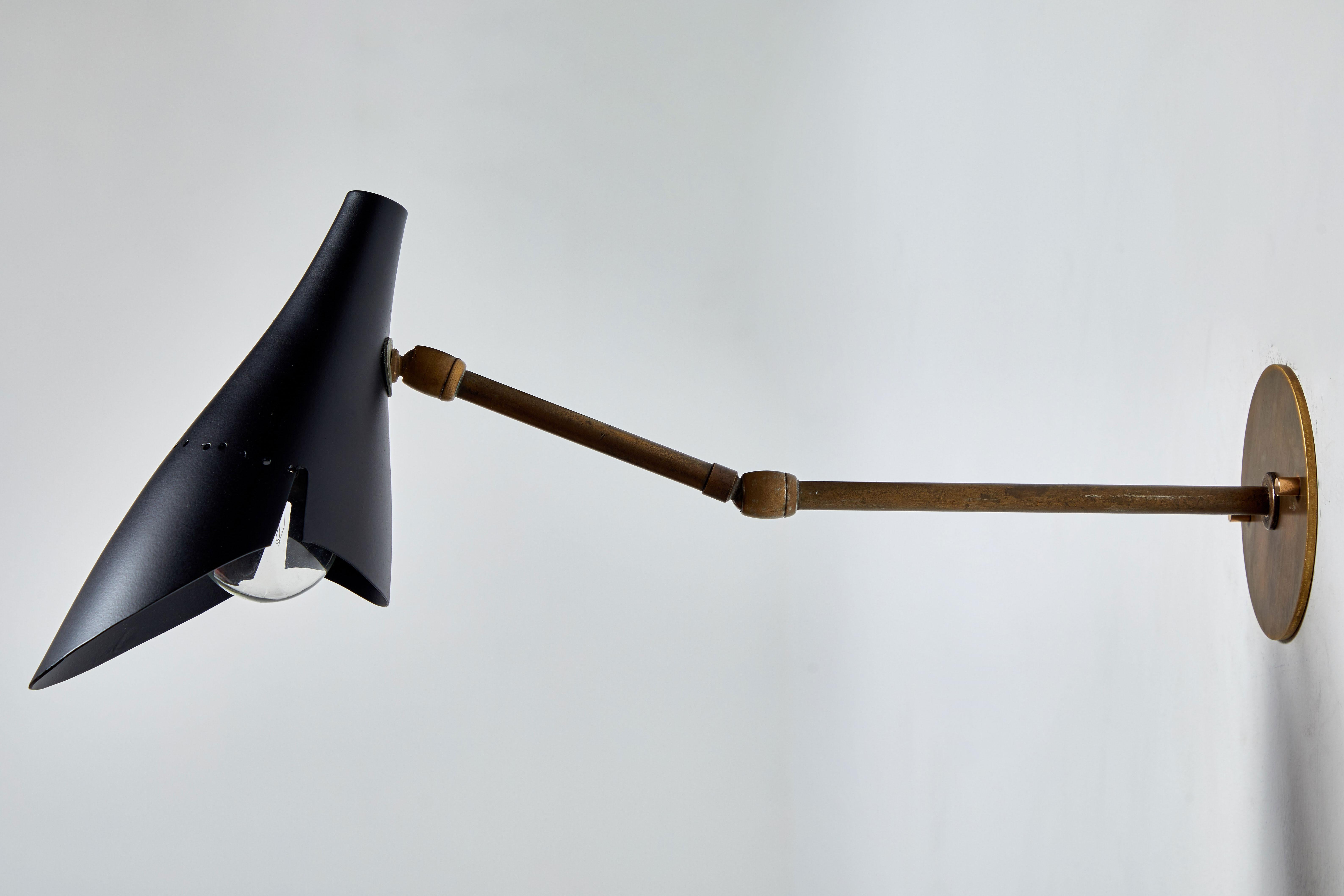 Mid-20th Century Pair of Sconces by Lumen