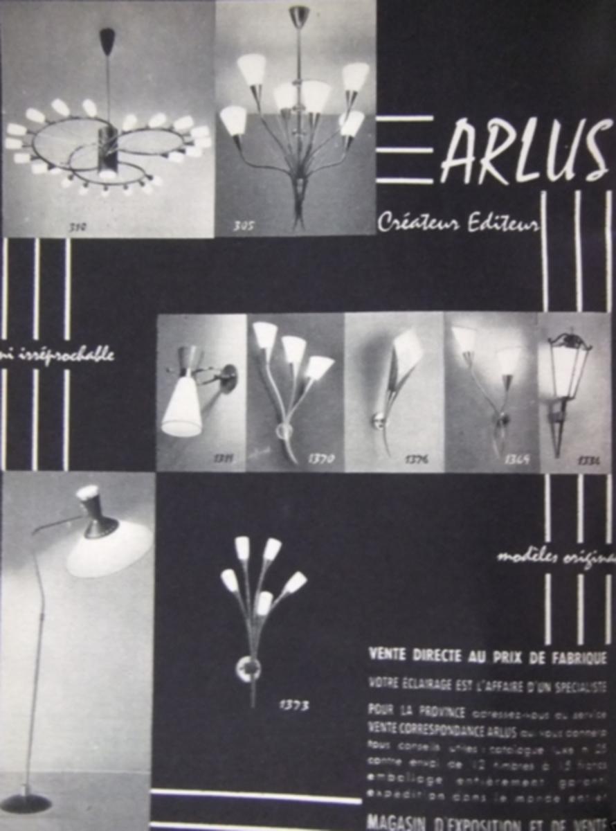 Pair of Sconces by Maison Arlus, 1950 9