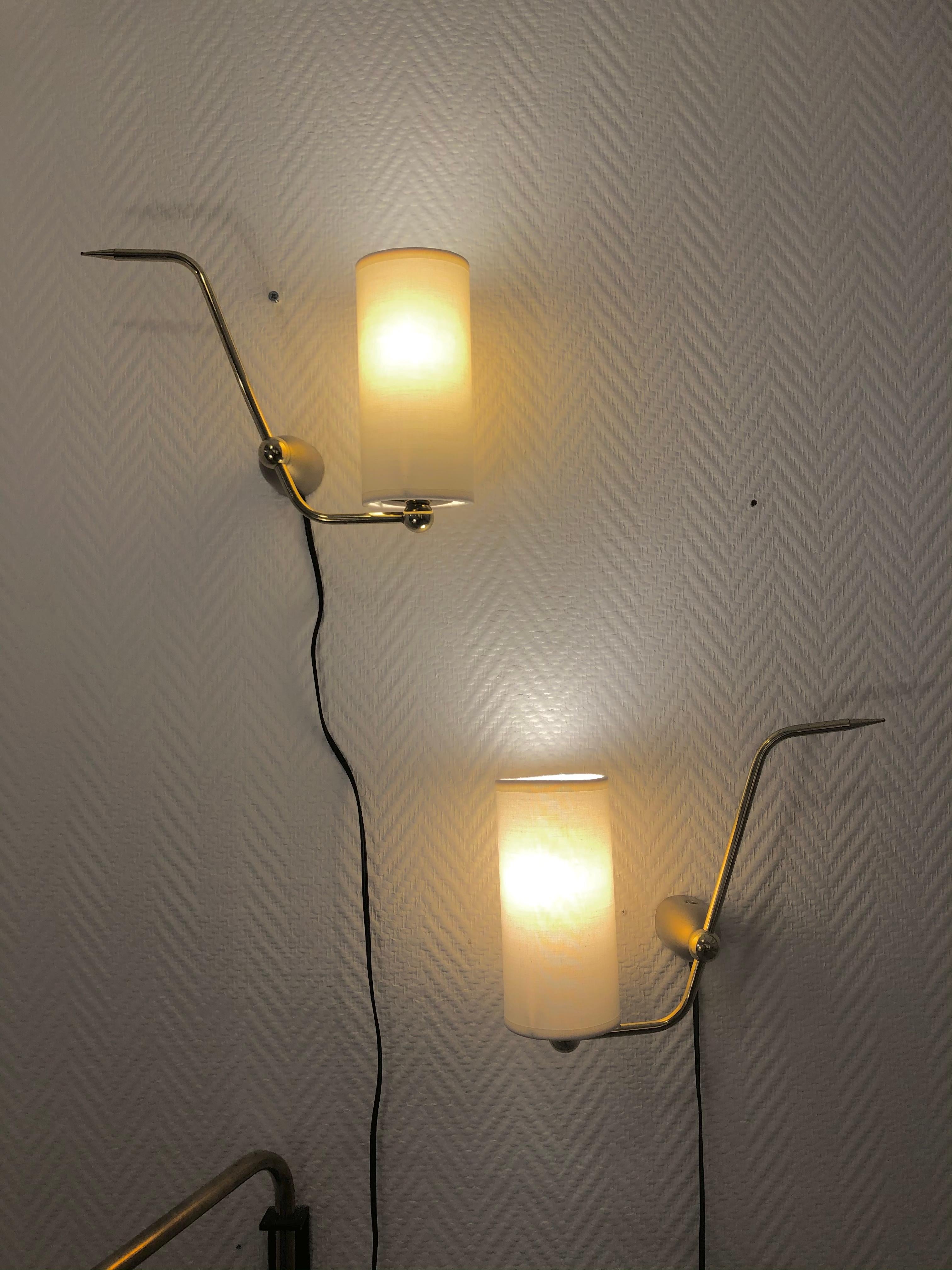 Pair of Sconces by Maison Arlus, 1950 12