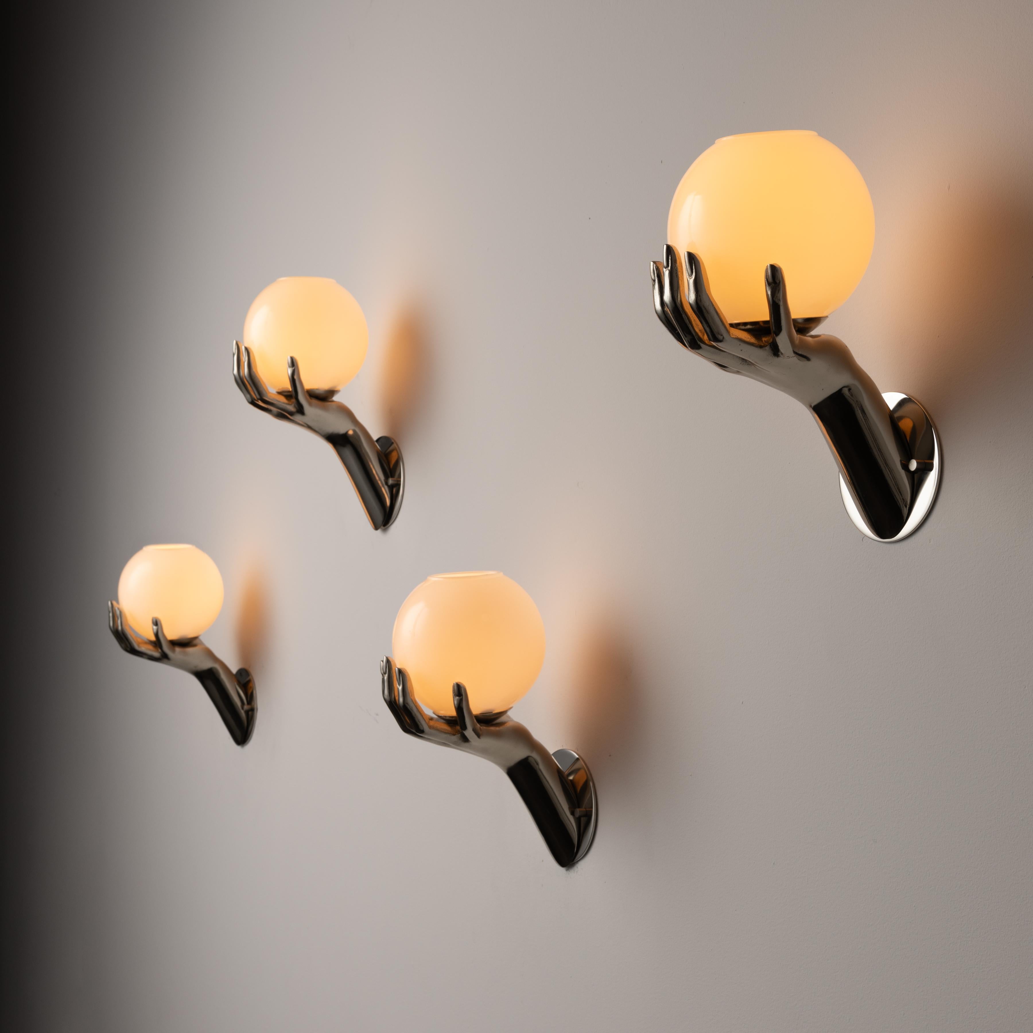 Mid-Century Modern Set of Sconces by Maison Arlus For Sale