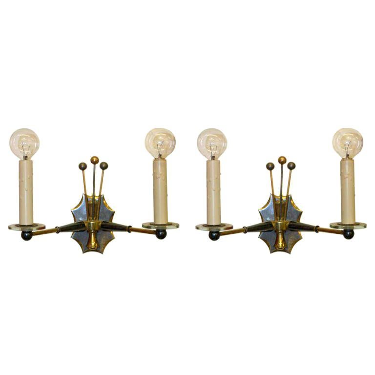 Pair of Sconces by Maison Jansen
