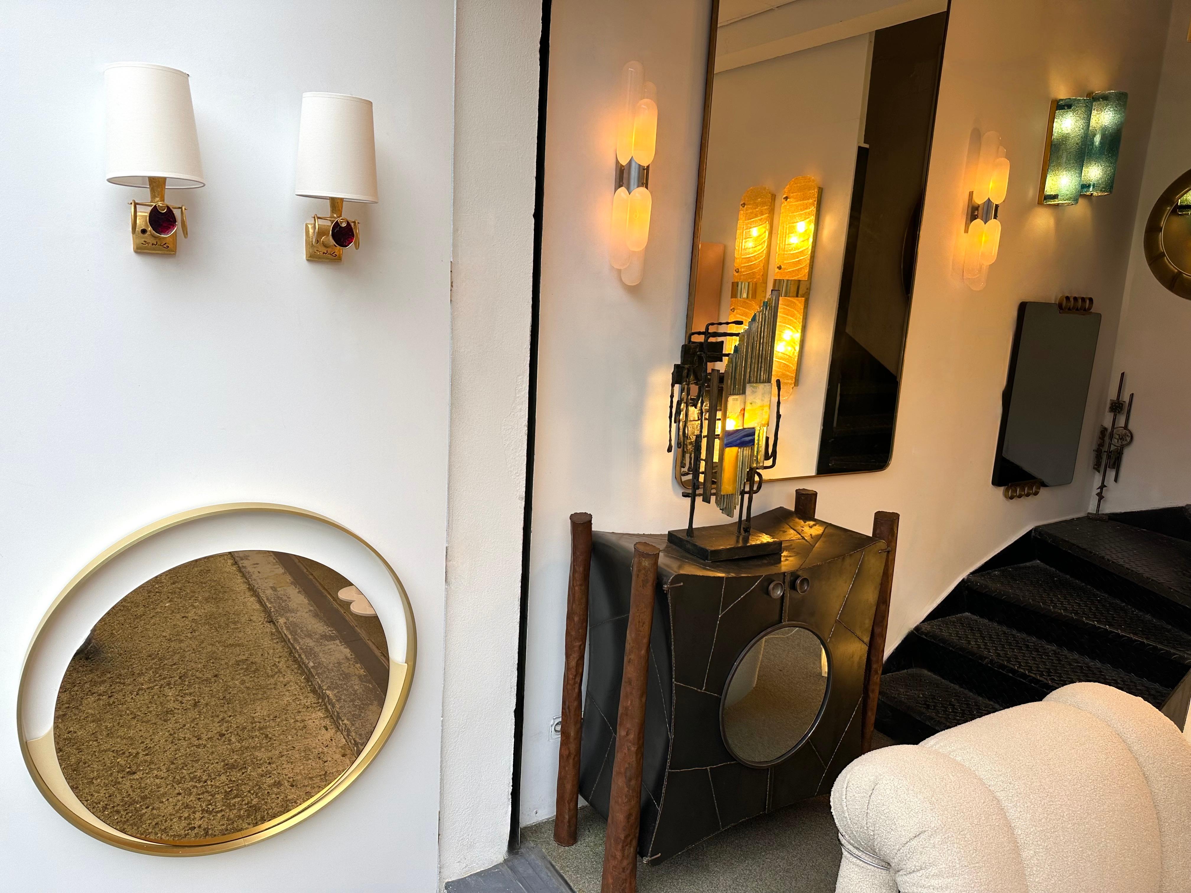 Pair of Sconces by Nicolas Dewael for Fondica, France, 1990s For Sale 4