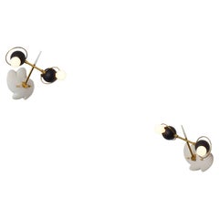 Paire d'appliques Oscar Torlasco pour Lumi