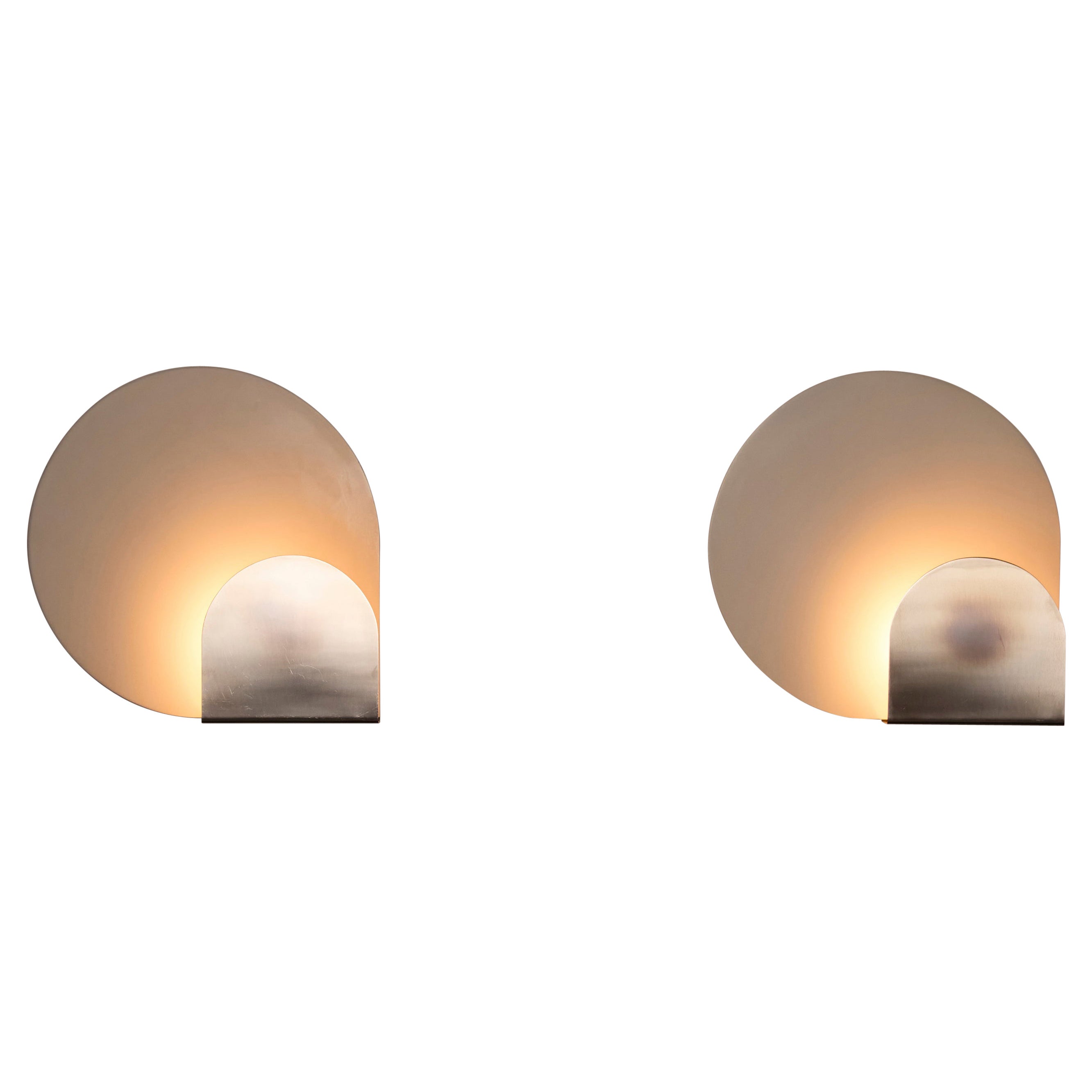 Pair of Sconces by Pia Guidetti Crippa for Lumi