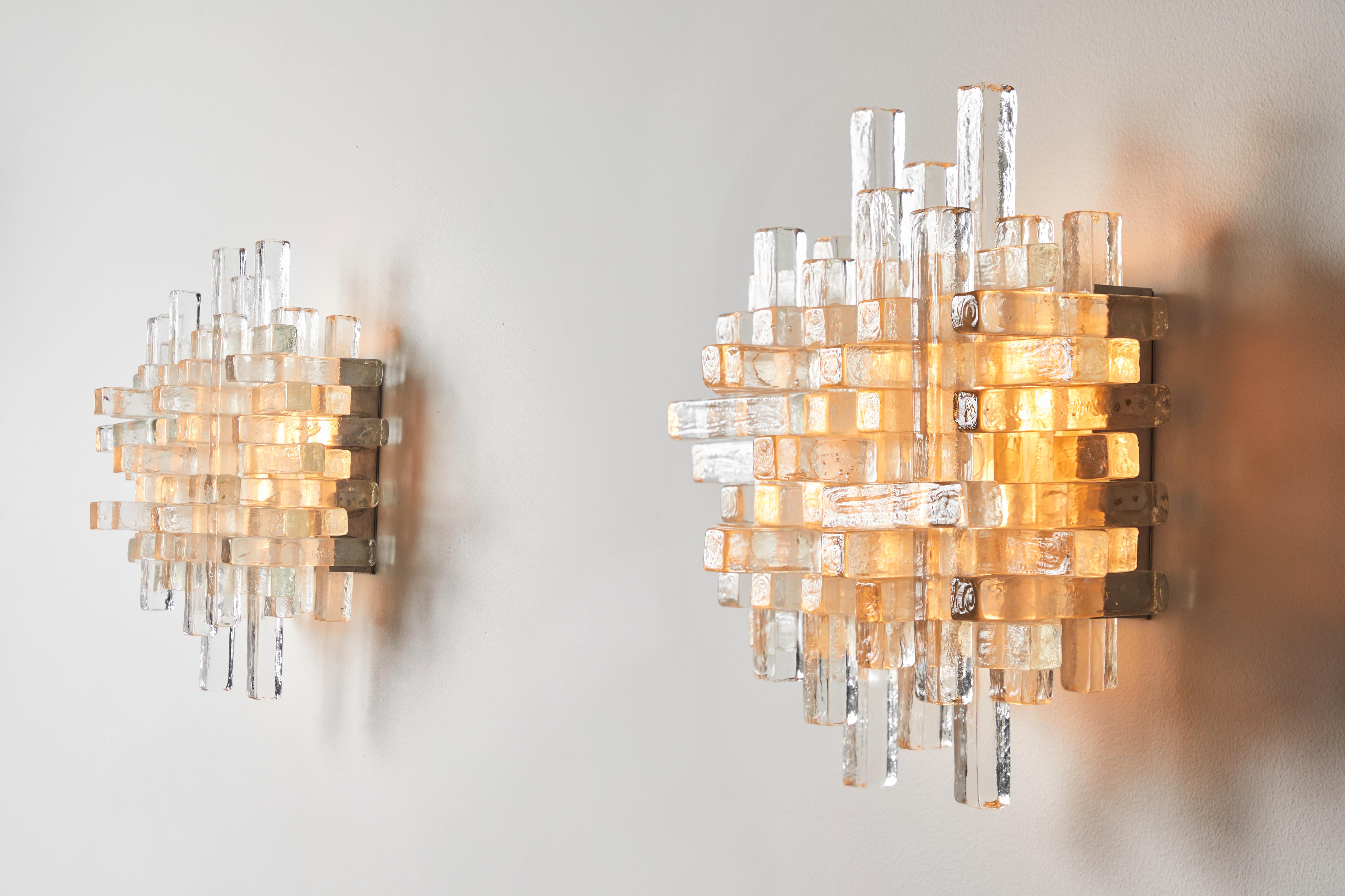 Pair of Sconces by Poliarte In Distressed Condition In Los Angeles, CA