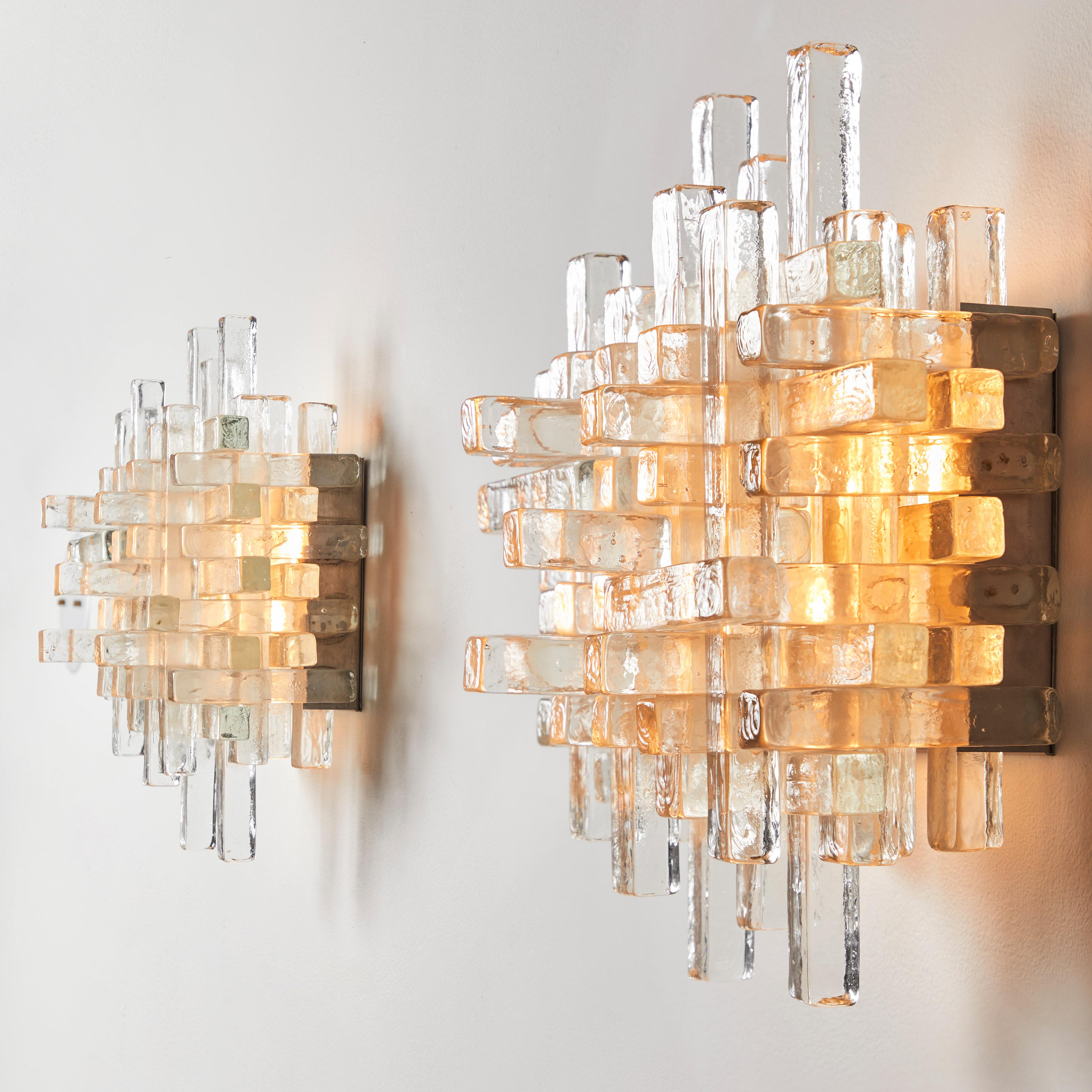 Mid-20th Century Pair of Sconces by Poliarte