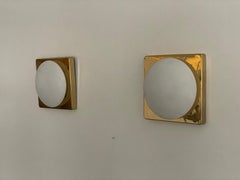 Pareja de apliques de Rolf Krüger para Heinz Neuhaus Leuchten, años 70, Alemania