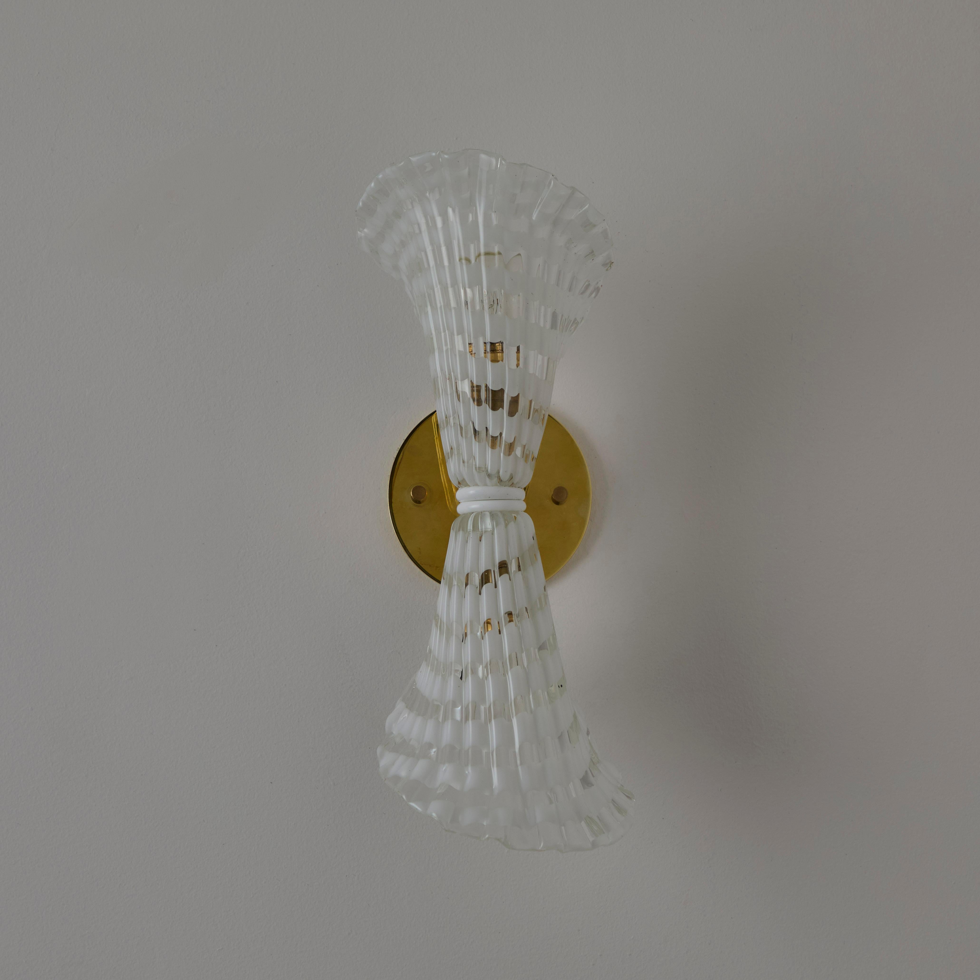 Pair of Sconces by Seguso For Sale 6