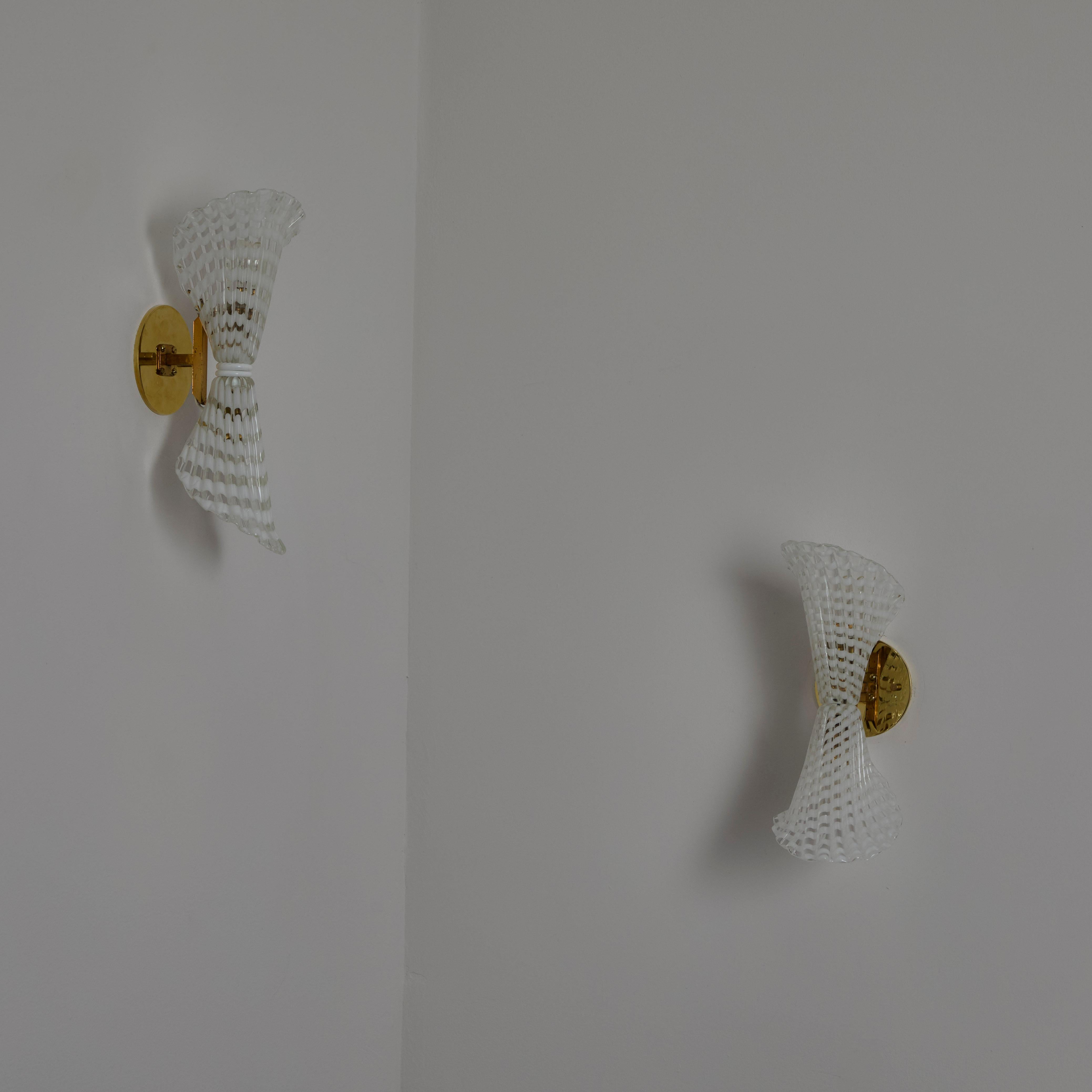 Pair of Sconces by Seguso For Sale 7