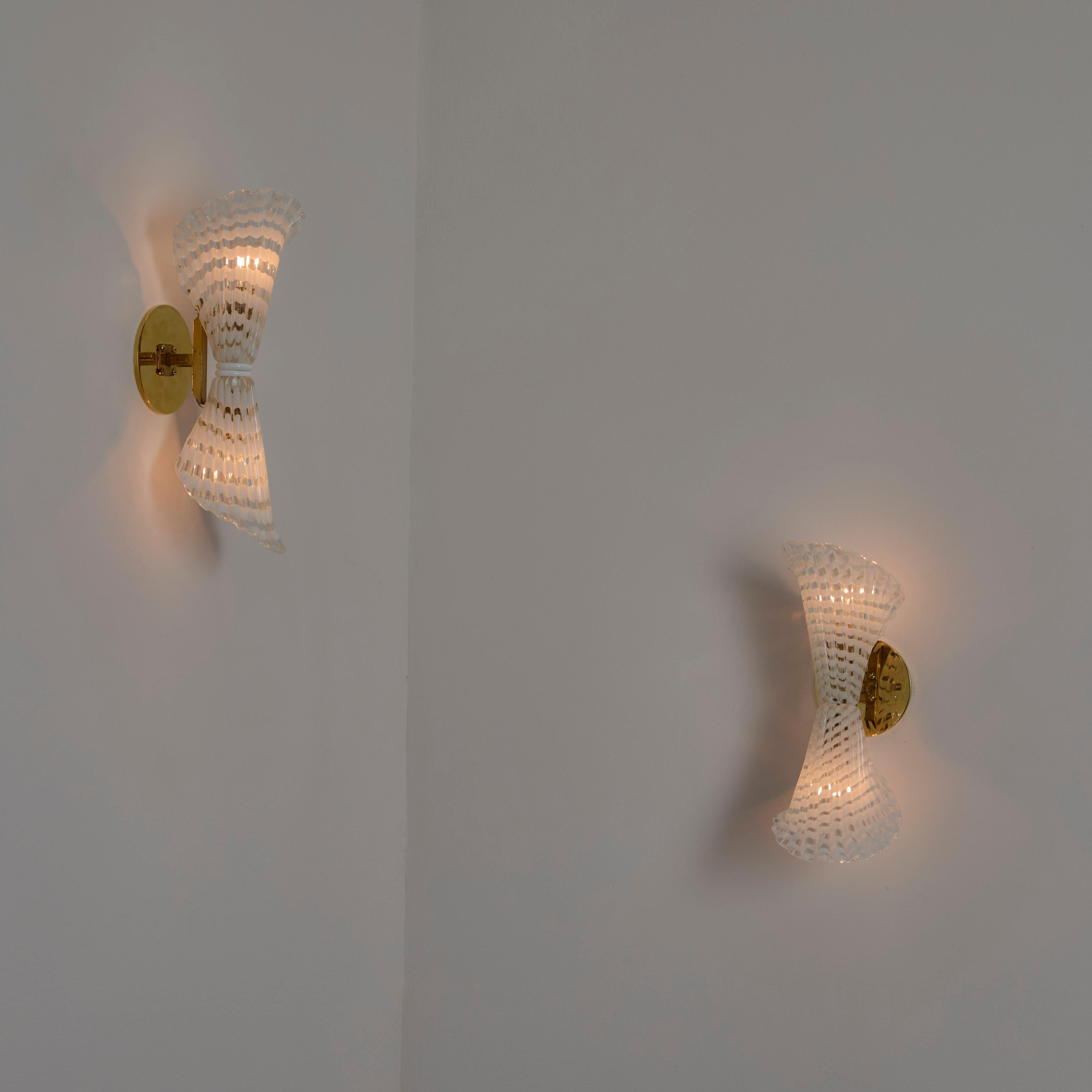 Pair of Sconces by Seguso For Sale 8