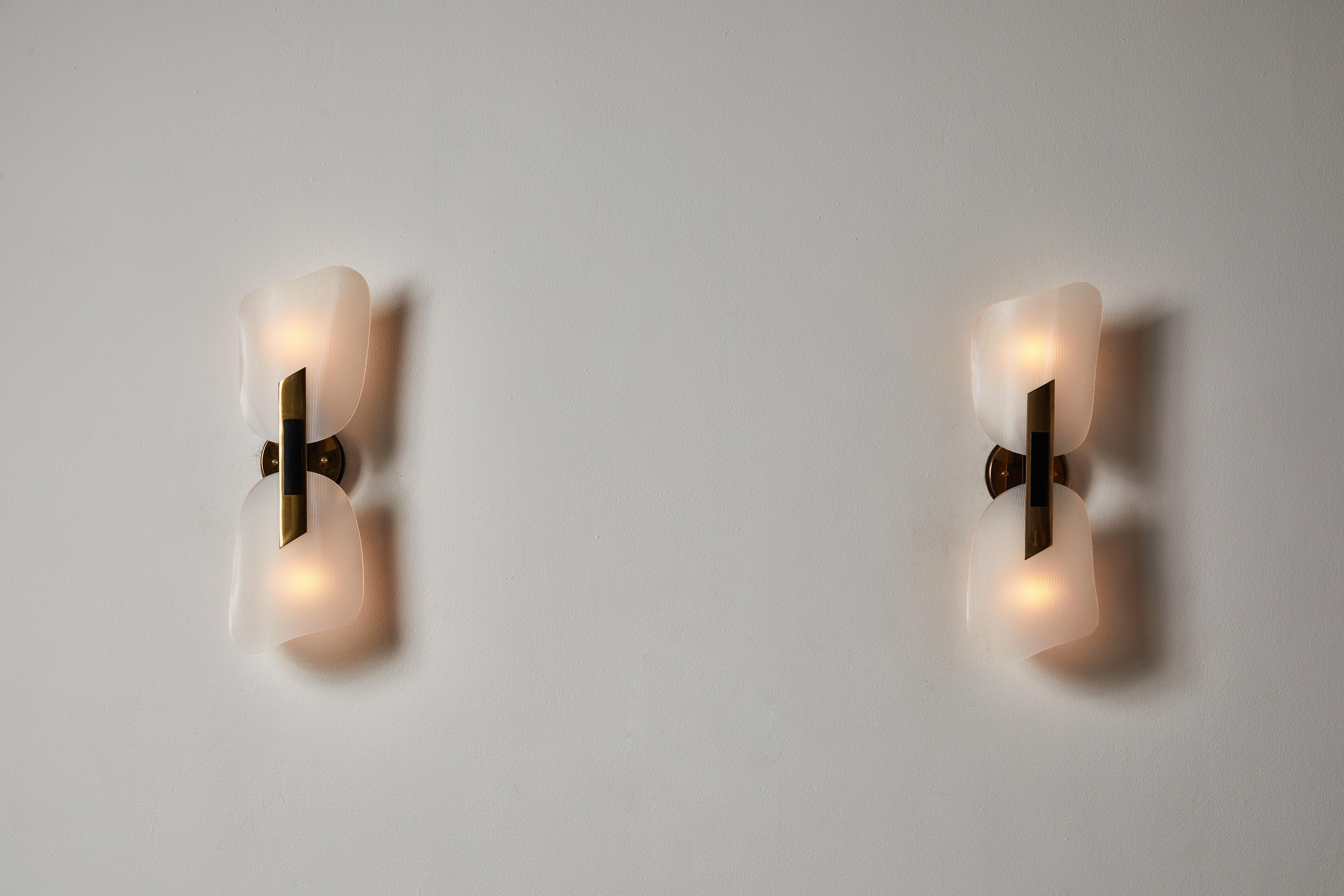 Mid-Century Modern Pair of Sconces by Stilnovo