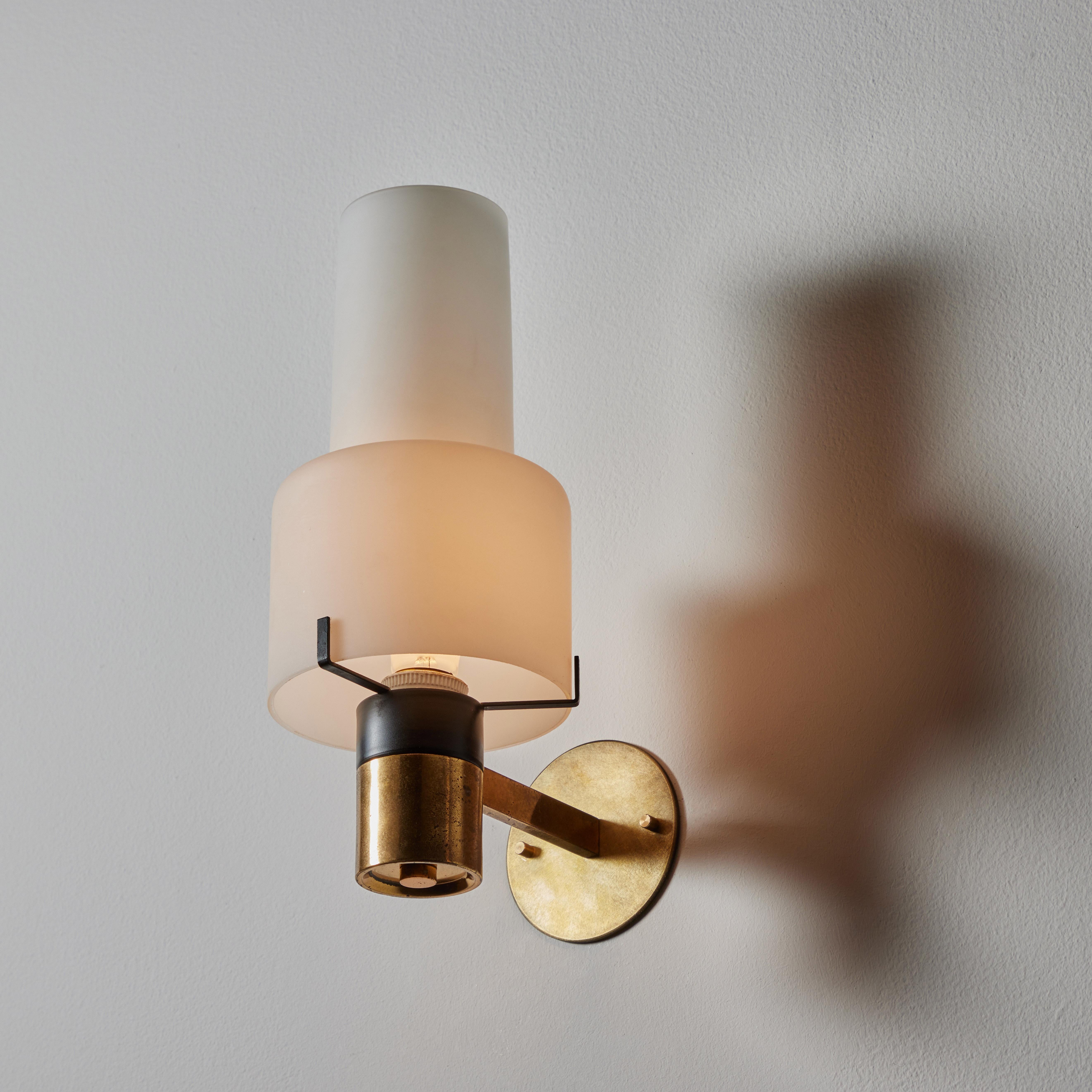 Mid-Century Modern Pair of Sconces by Stilnovo