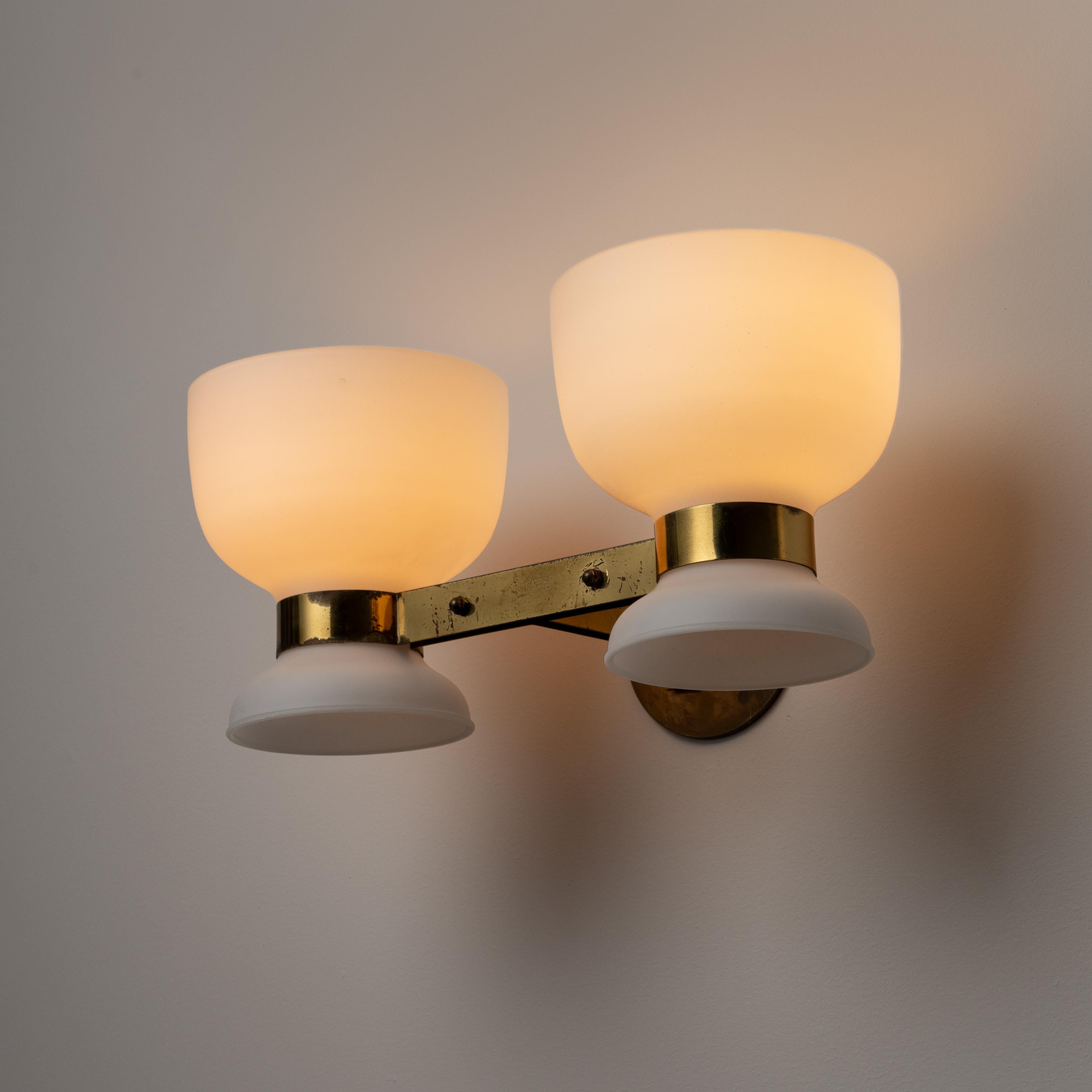 Mid-Century Modern Pair of Sconces by Stilnovo  For Sale