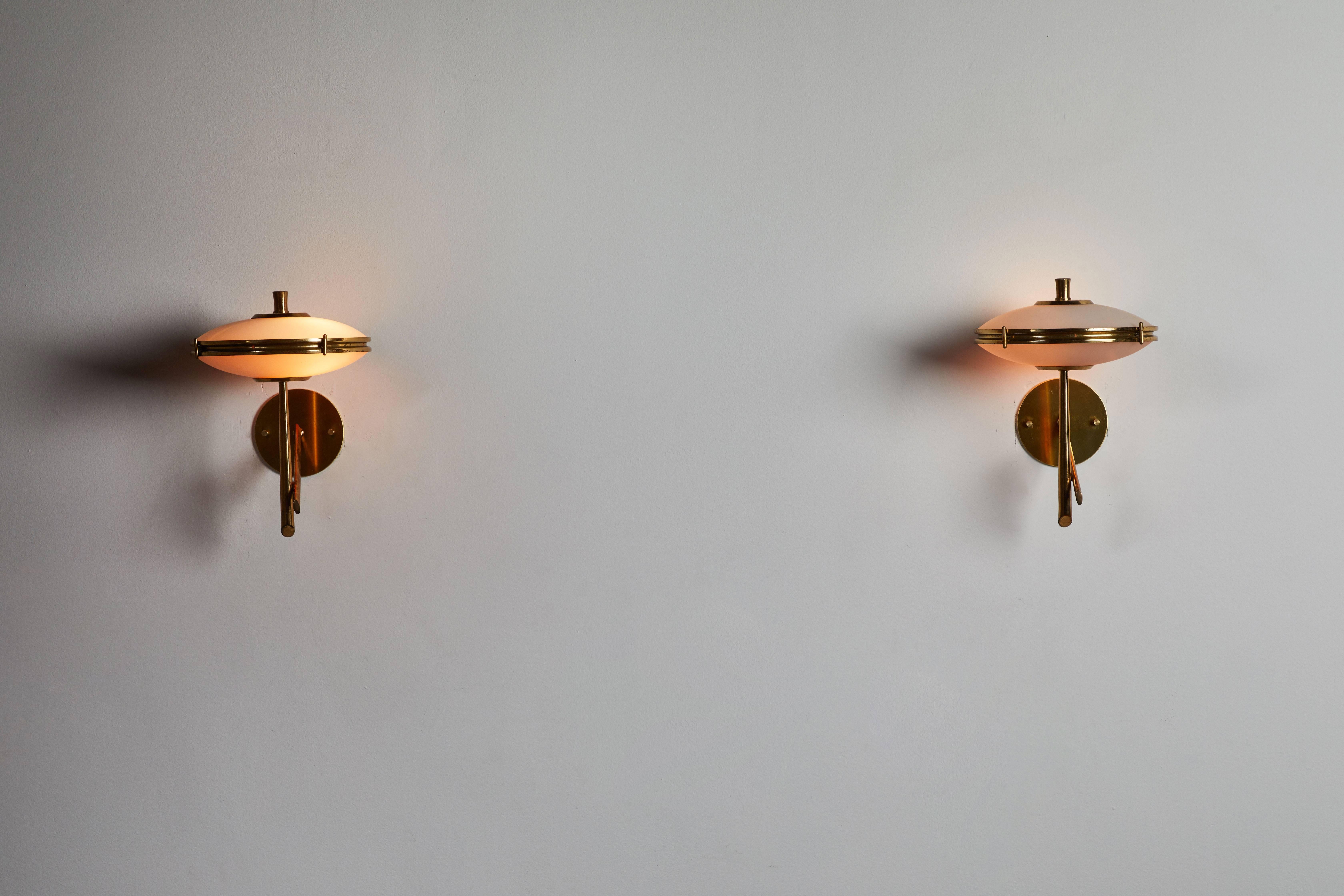 Italian Pair of Sconces by Stilnovo