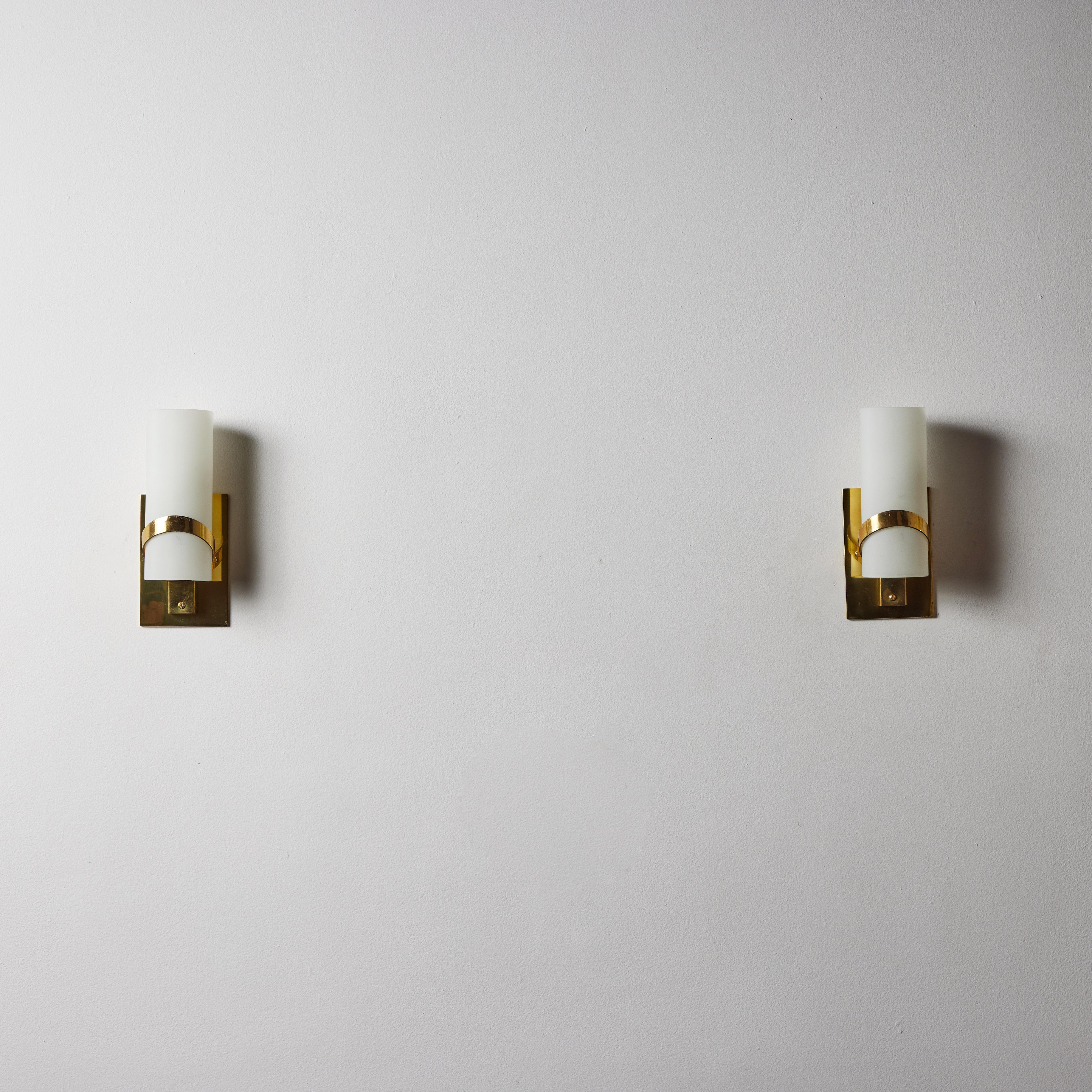 Italian Pair of Sconces by Stilnovo