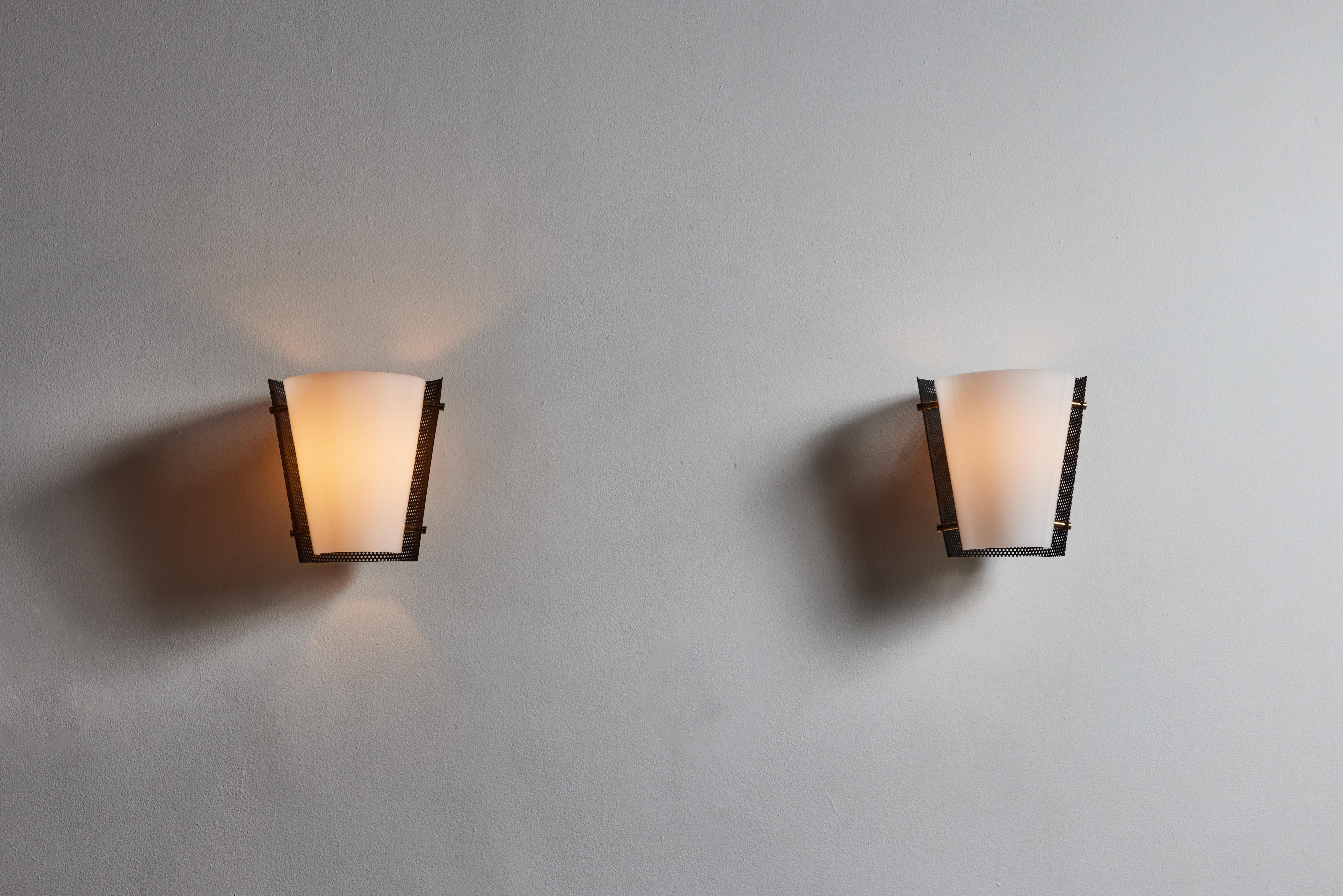 Italian Pair of Sconces by Stilnovo