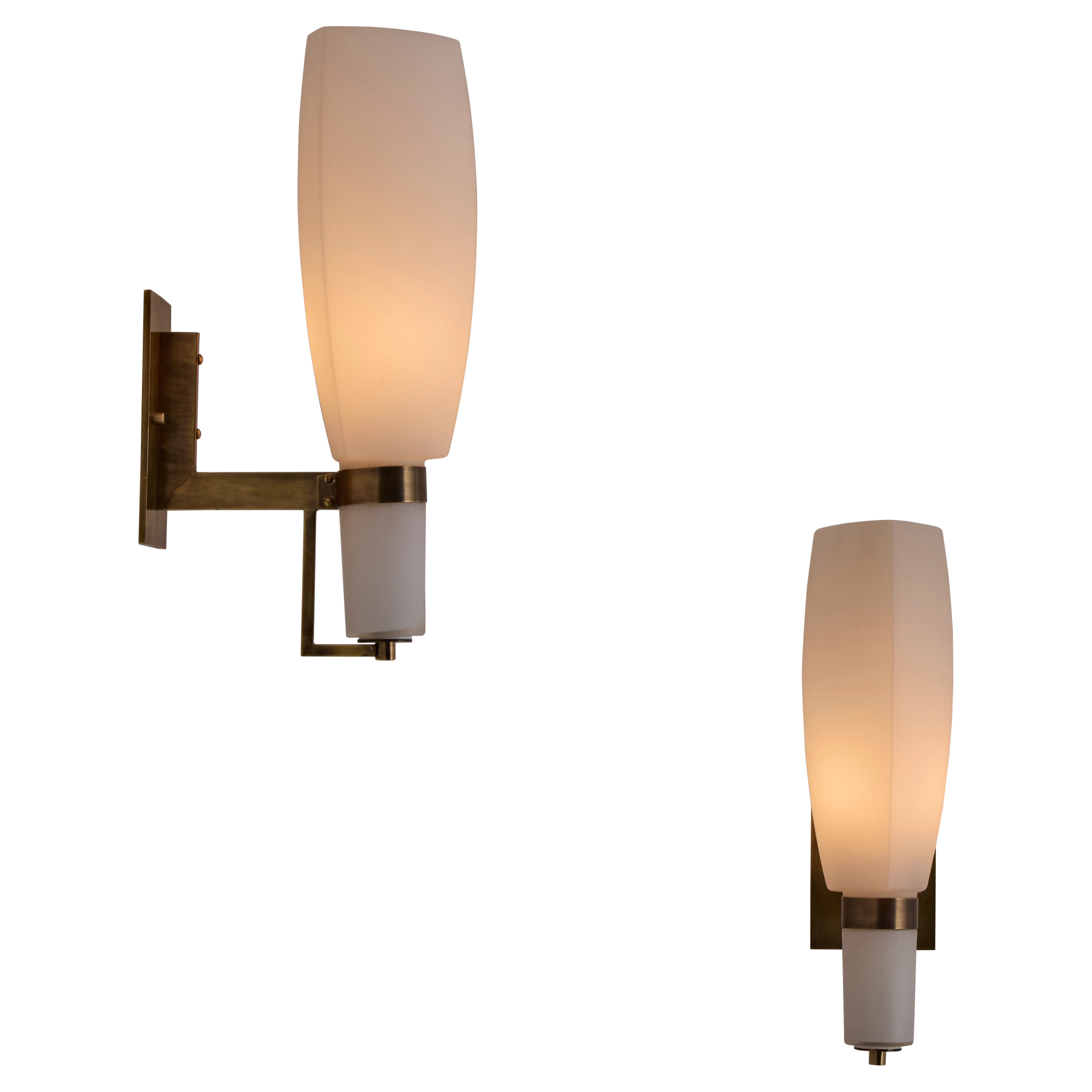 Coppia di lampade a muro di Stilnovo