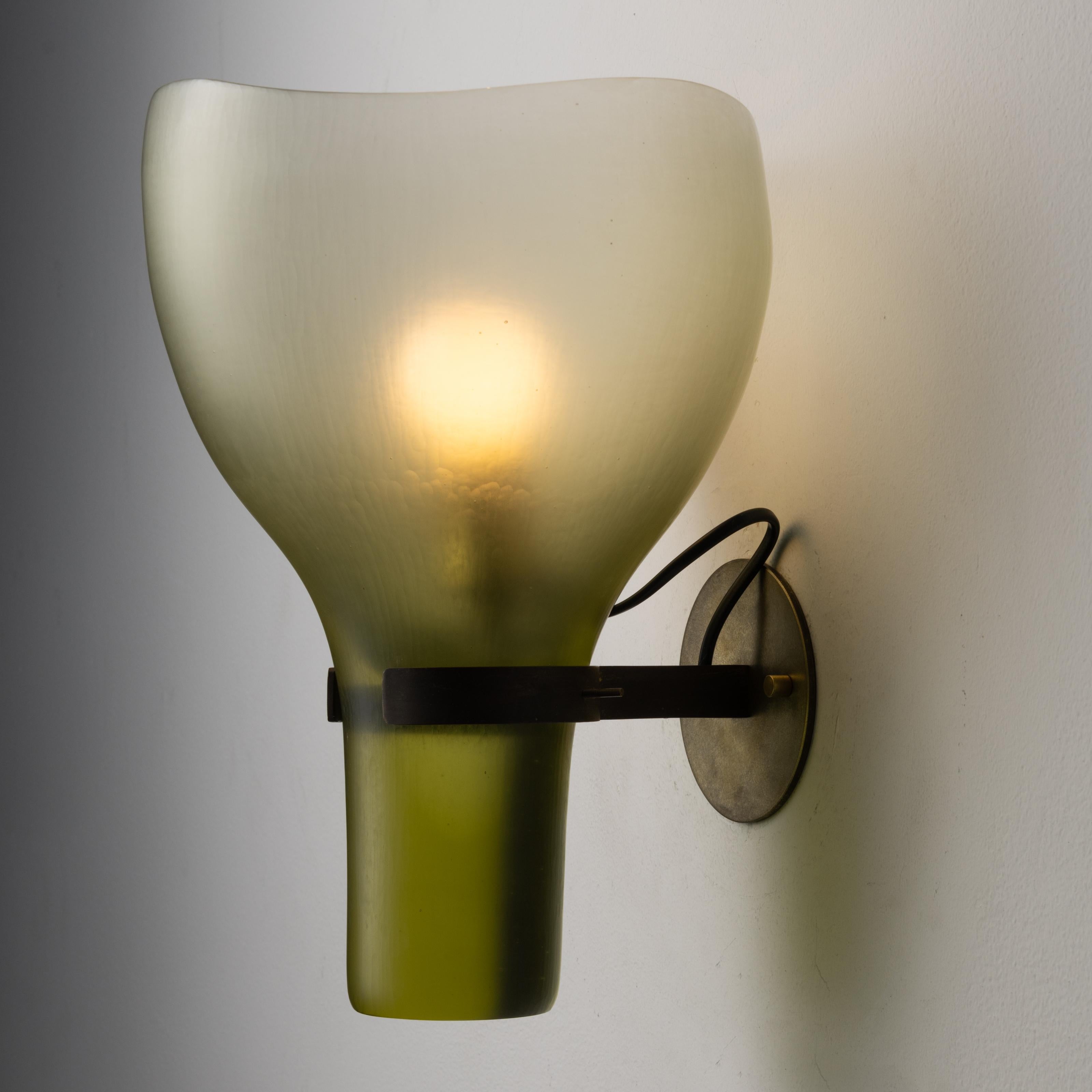 Mid-20th Century Pair of Sconces by Tobia Scarpa for Venini