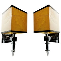 Pair of Sconces from the Original Century Plaza Hotel in Los Angeles 1966