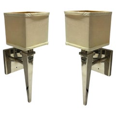 Retro Pair of Sconces from the Original Century Plaza Hotel in Los Angeles 1966