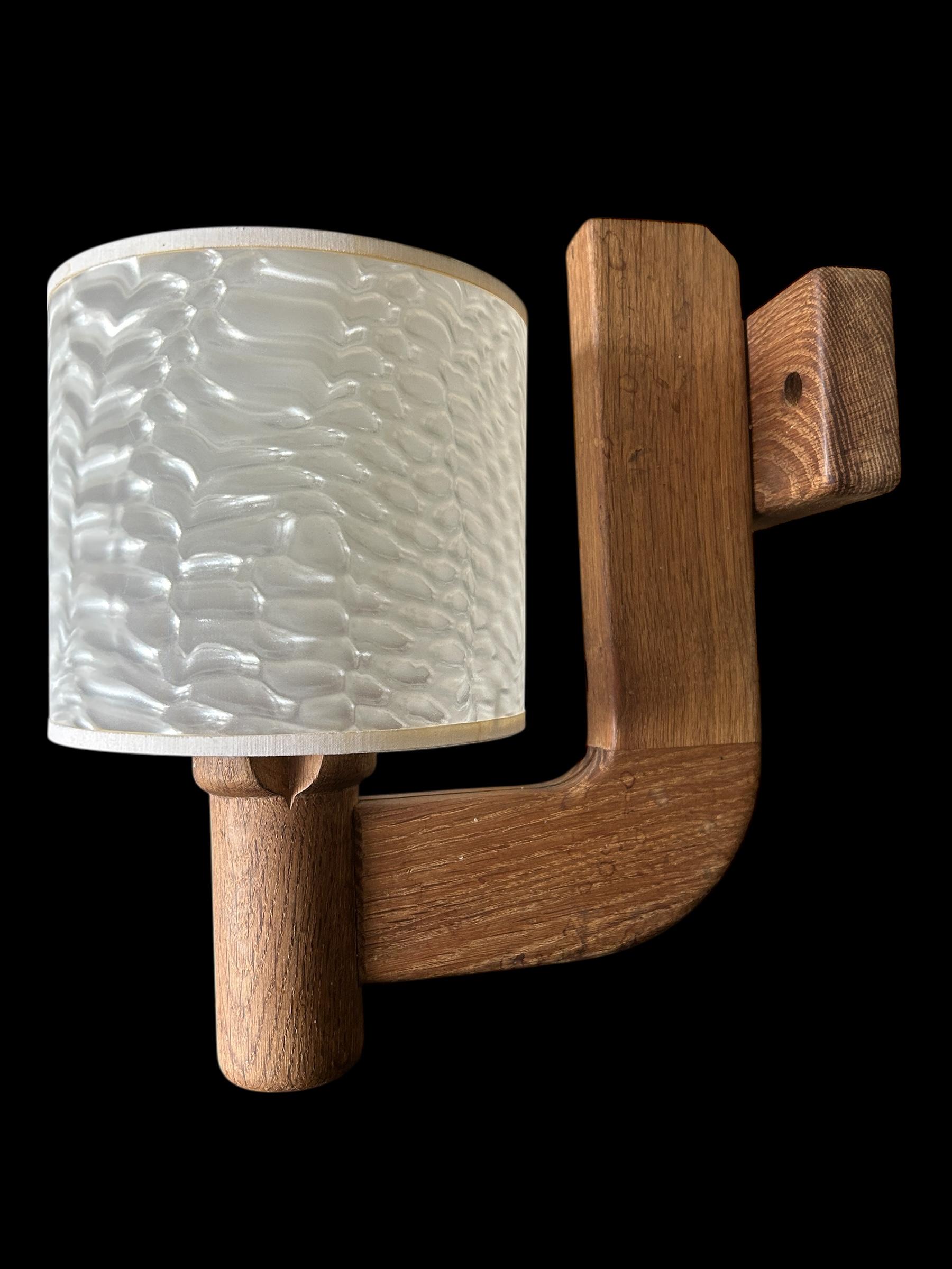 pair of sconces Guillerme et Chambrom Francés en venta