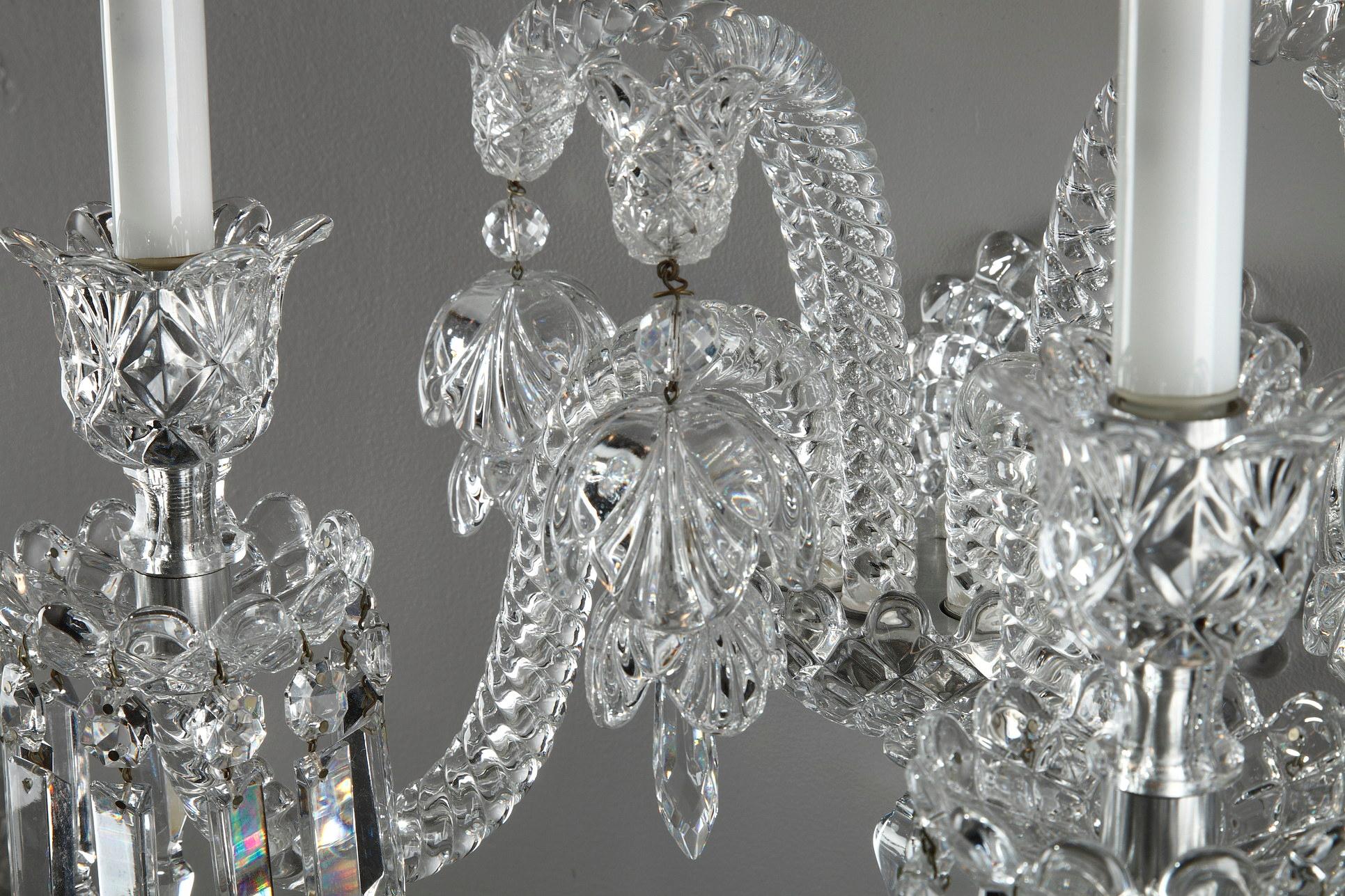 Pair of Sconces in Baccarat Crystal 8