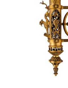 Pair of Sconces in Bronze Neolassical