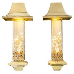 Pair of Sconces in the style of Maison Baguès, France, Mid-20th Century