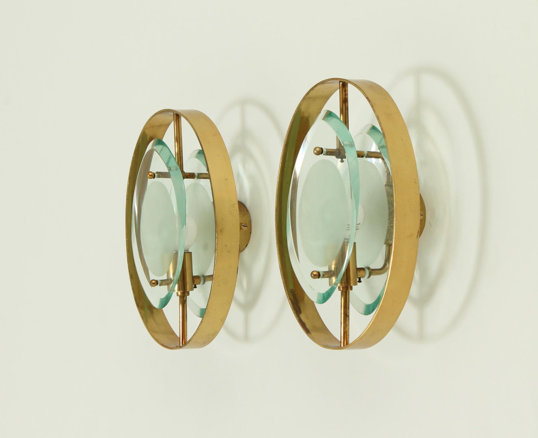 Pair of Sconces Model 2240 by Max Ingrand for Fontana Arte 5