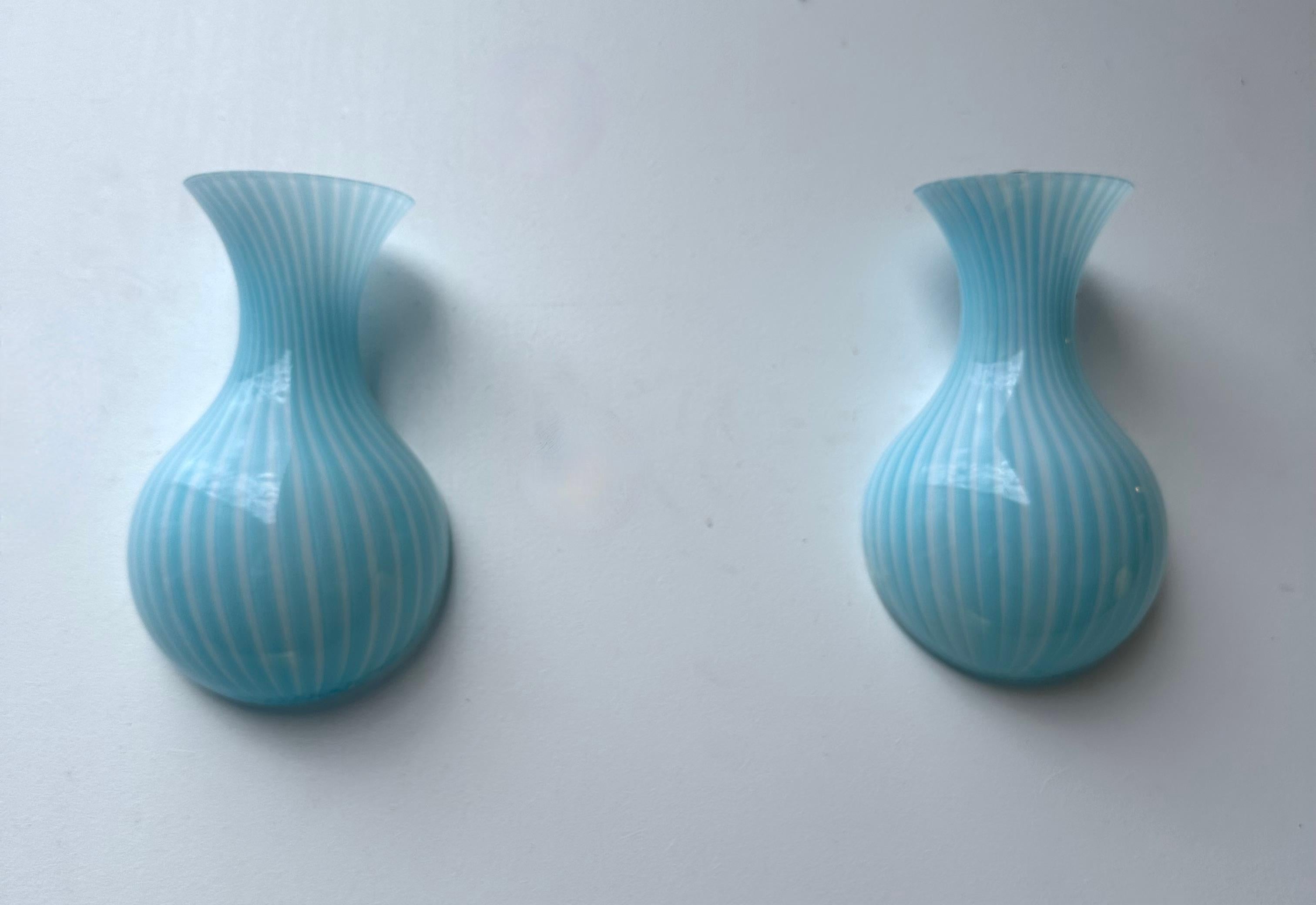 Pair of Sconces Murano Glass Nausica by Giacon for Artemide. Italy, 1990s In Good Condition For Sale In SAINT-OUEN, FR