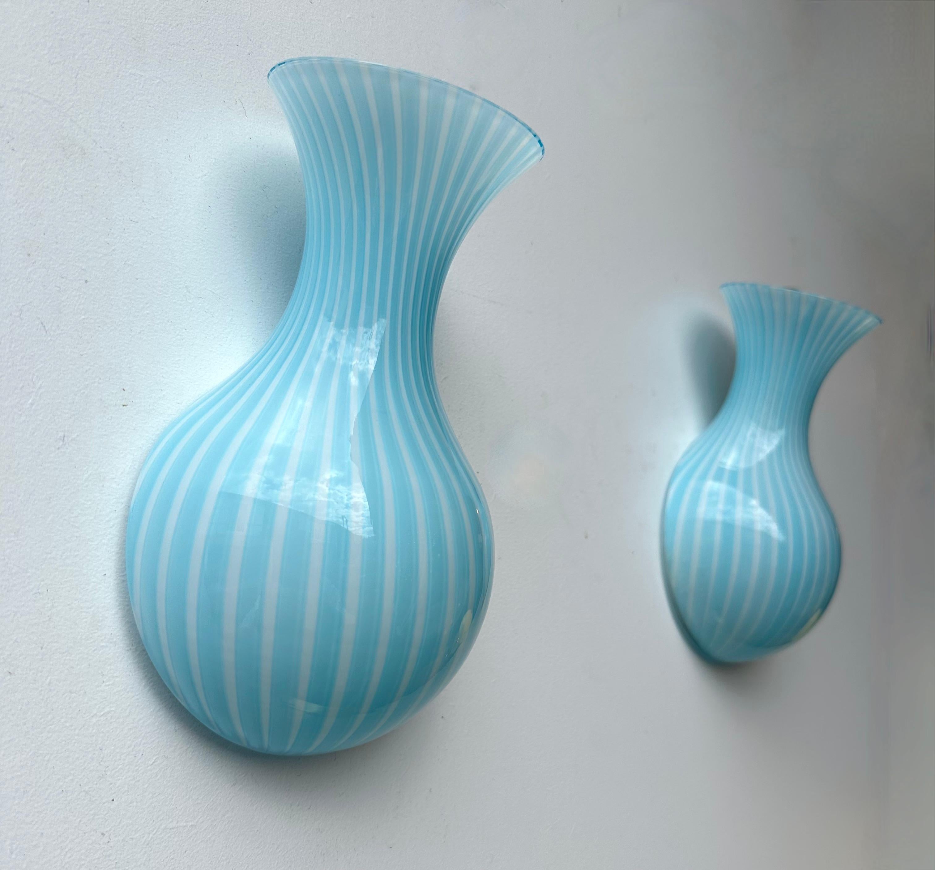 Pair of Sconces Murano Glass Nausica by Giacon for Artemide. Italy, 1990s For Sale 2