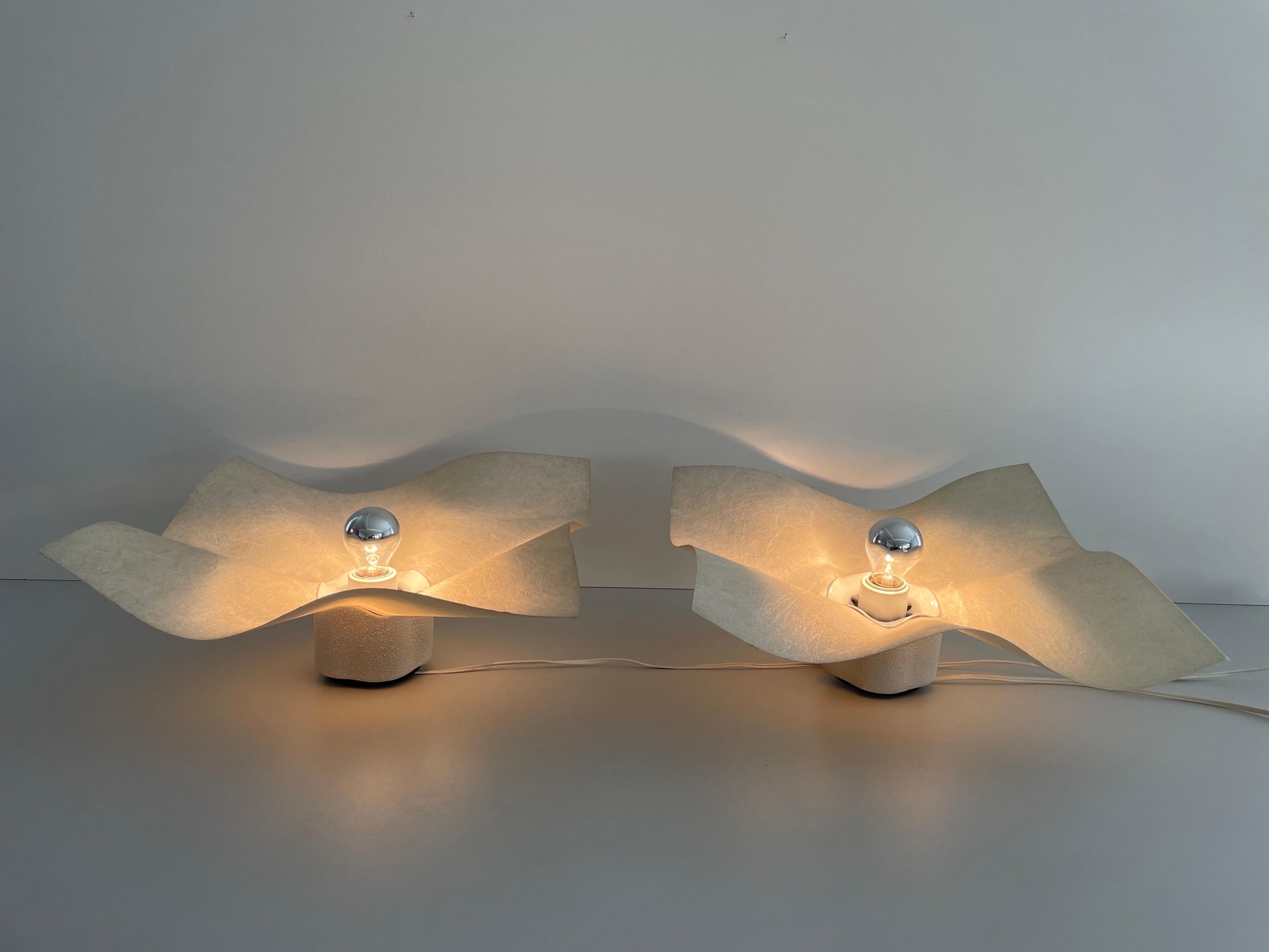 Pair of Sconces or Ceiling Lamps by Mario Bellini for Artemide, 1970s, Italy For Sale 3
