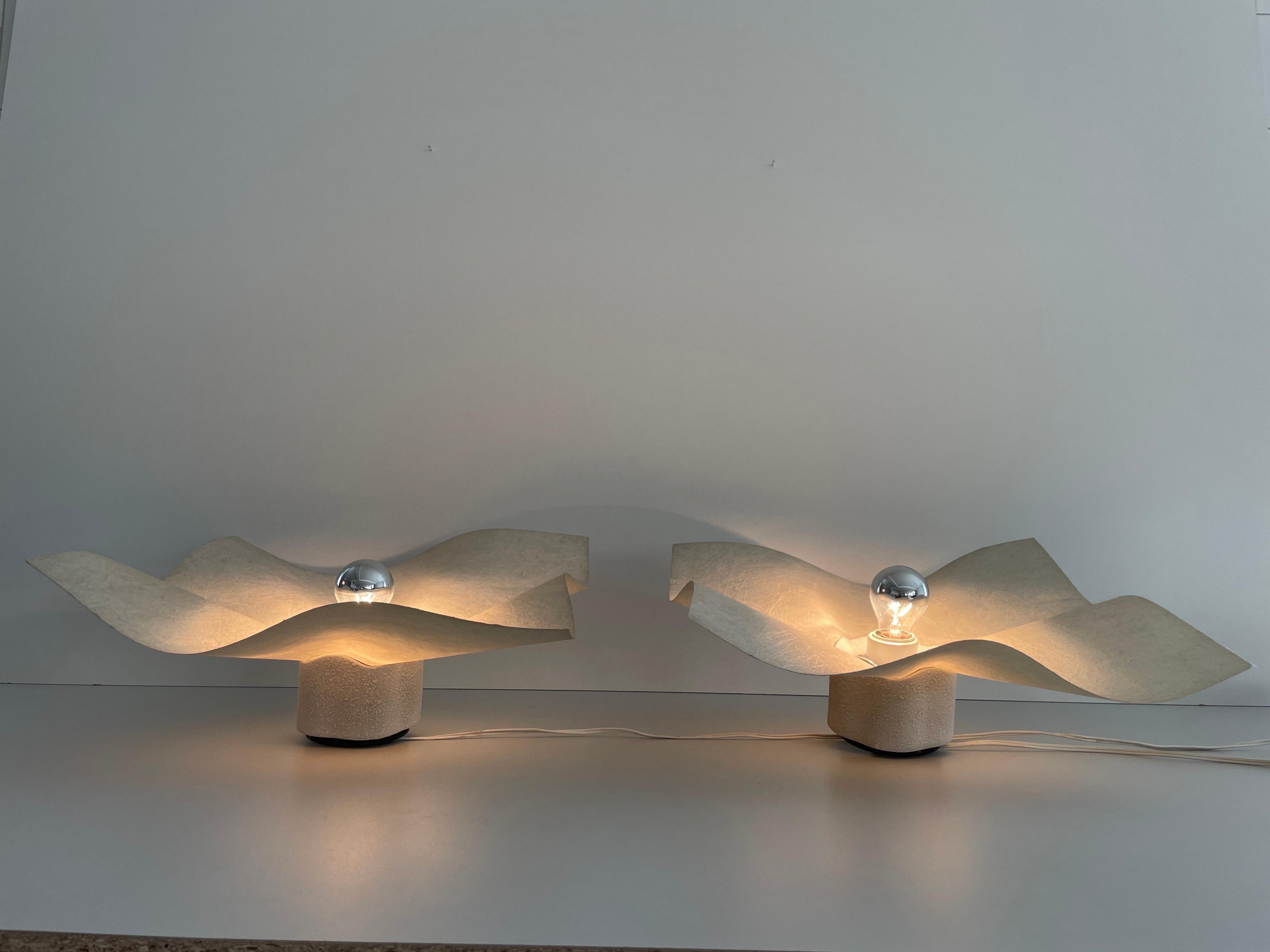 Pair of Sconces or Ceiling Lamps by Mario Bellini for Artemide, 1970s, Italy For Sale 2