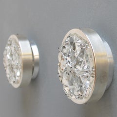 Pair of Sconces or Flushmounts by Kinkeldey, Germany